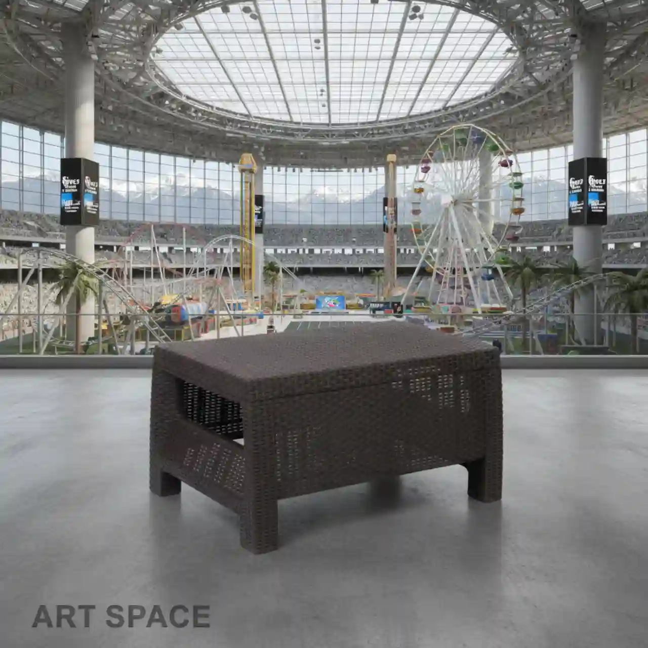 Столы журнальные под ротанг