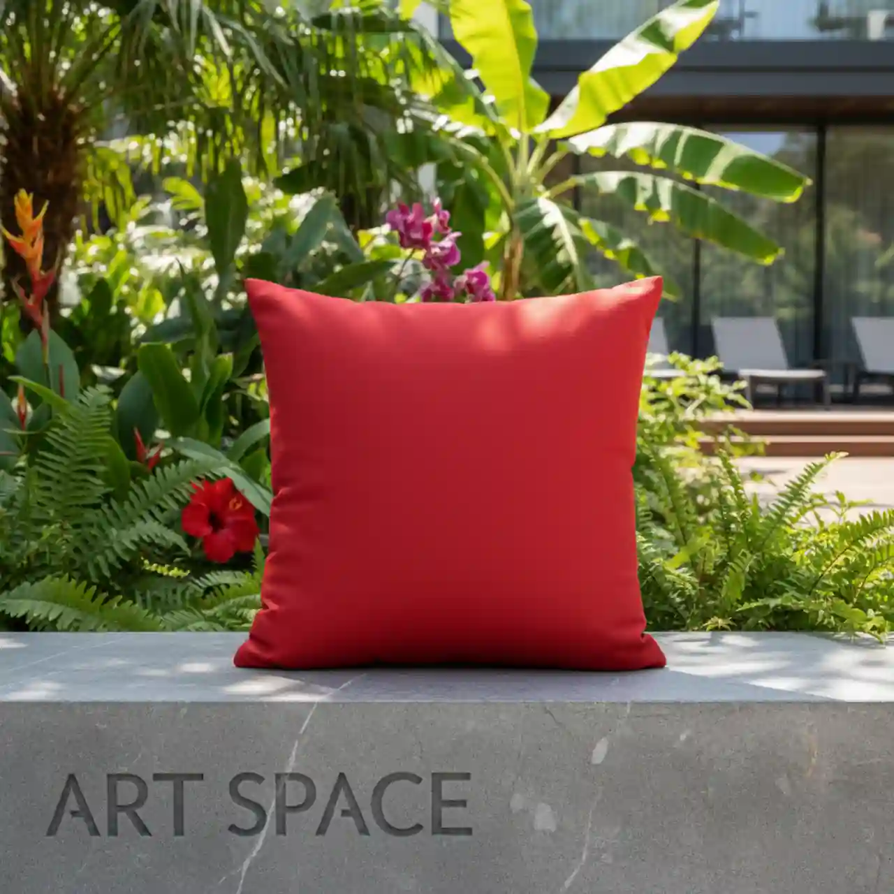 Подушки декоративные красного цвета