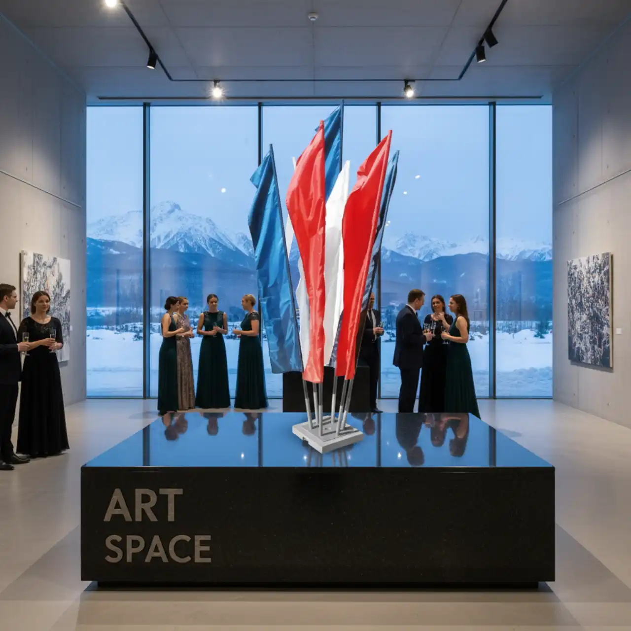 Стойки для флагов Костер Фонтан на 6 шт. флагов