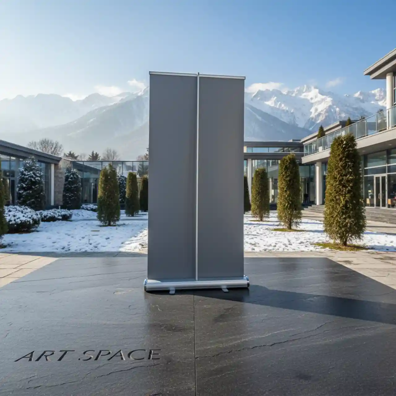 Стенды Каплевидный Roll Up 85х200 см.