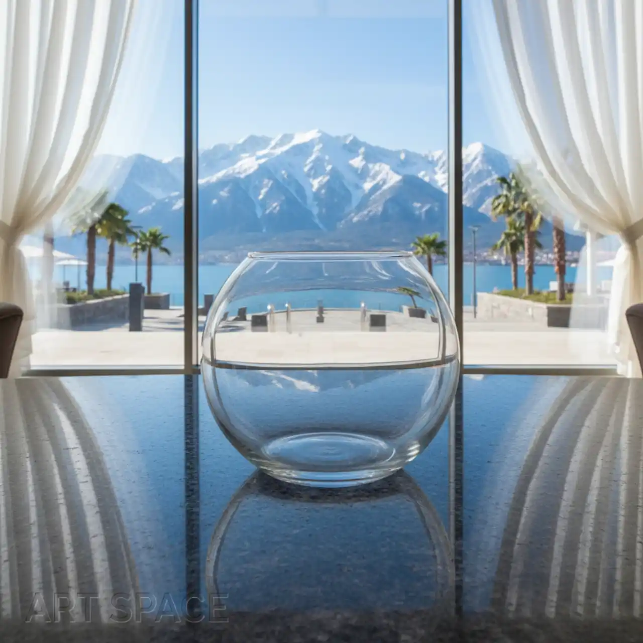 Вазы стеклянные ШАР