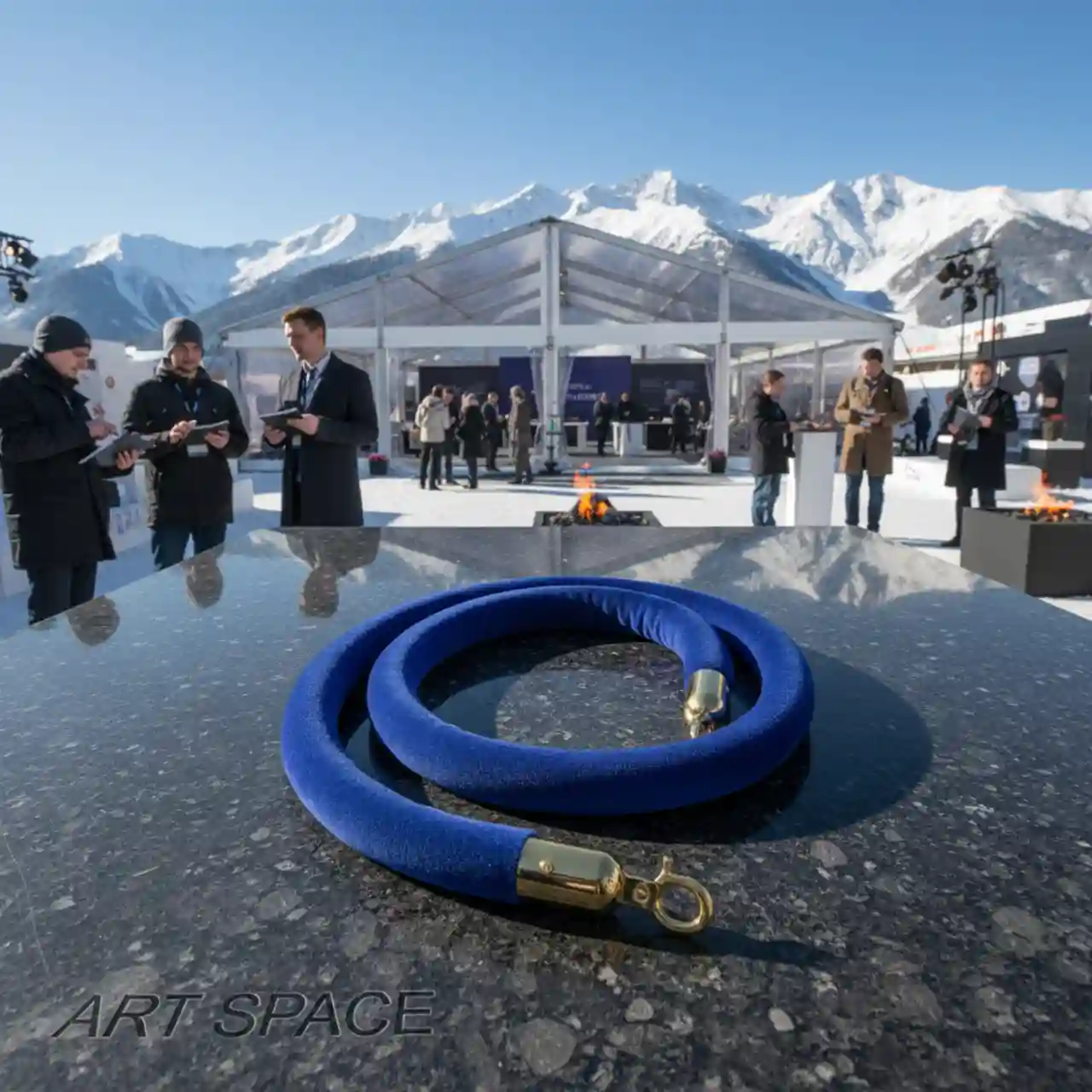 Канаты для оградительной стойки (столбика)