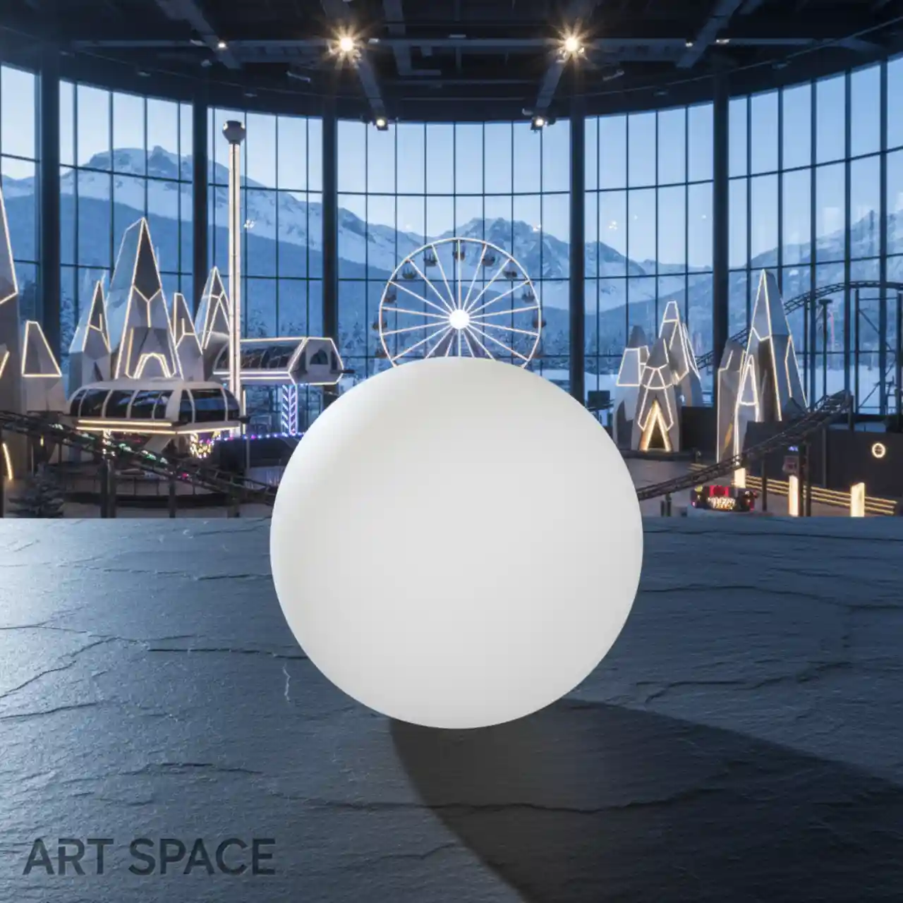 40 см. ШАРЫ светящиеся LED подсветка RGBW в любой цвет, возможно брендирование.