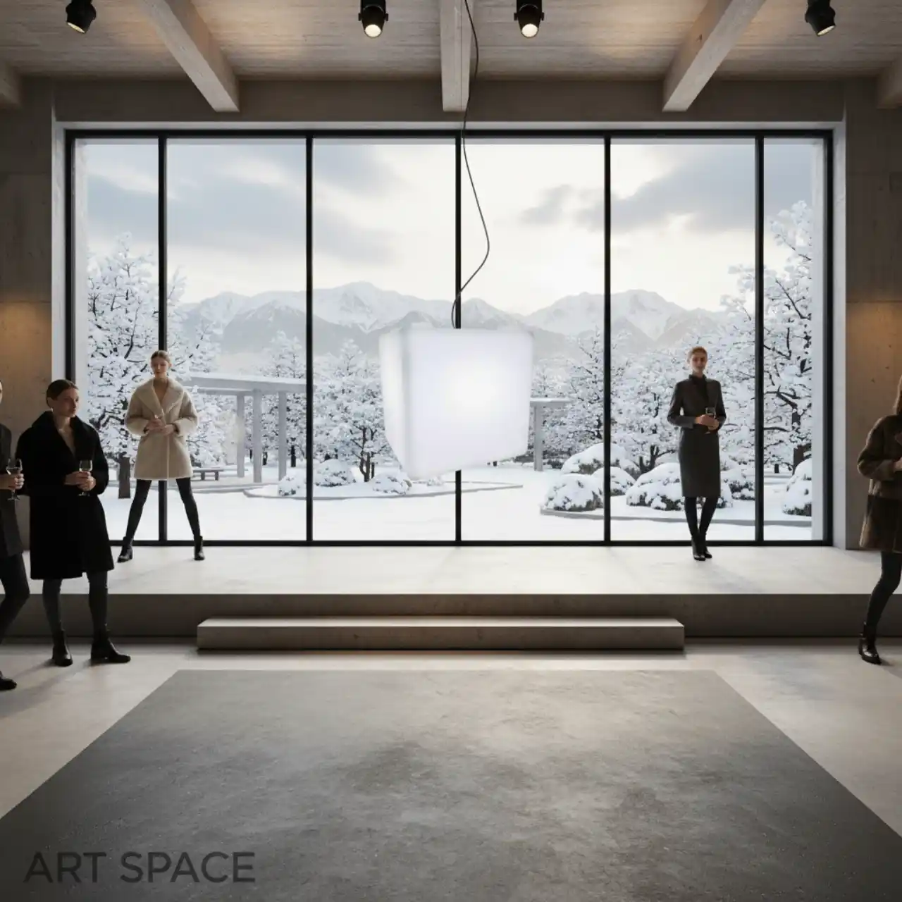 30х30 см. Подвесные КУБЫ светильники LED RGBW подсветка