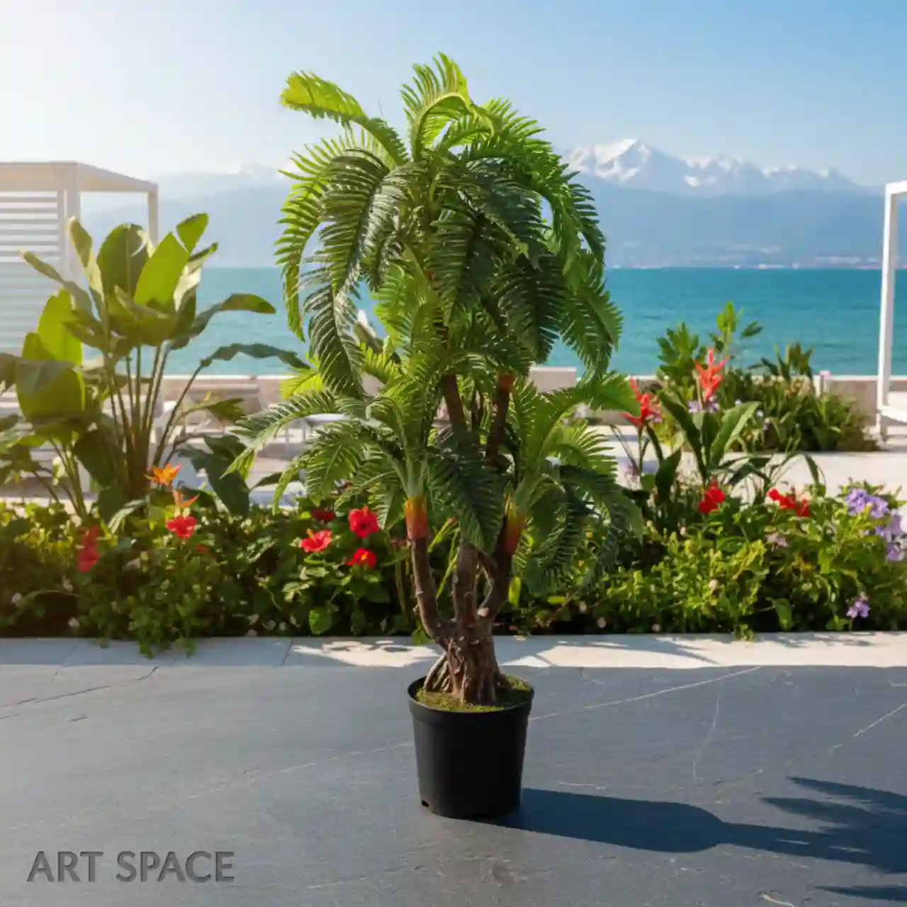 Пальма 140 см. искусственные деревья