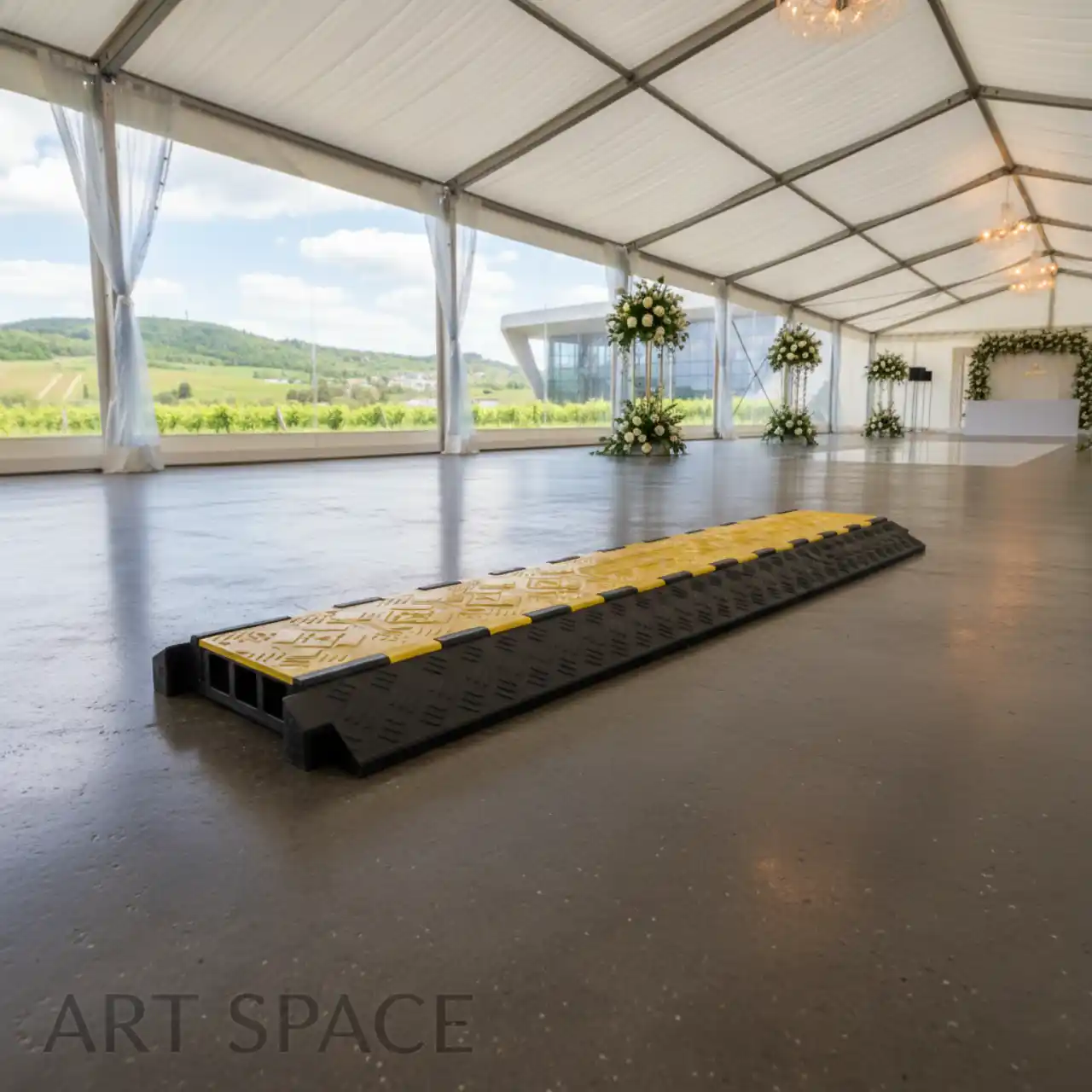 КАПЫ кабельные, резиновые дорожные (на 3 канала 30х32 мм.)