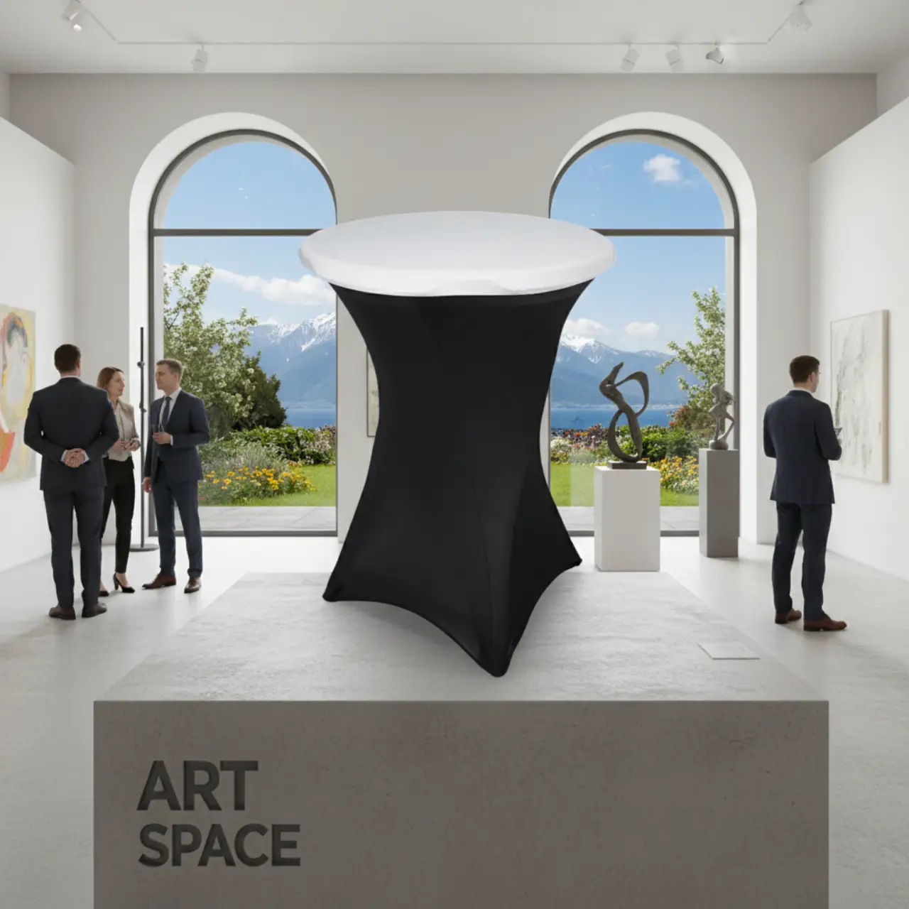 Шапка на Чехлы стрейч для складных коктейльных столов