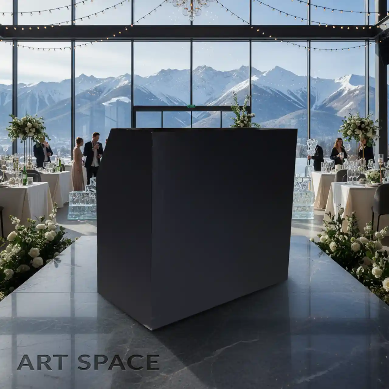 Стойки, ресепшен секционная (состоит из одной секции)Для помещений и улицы