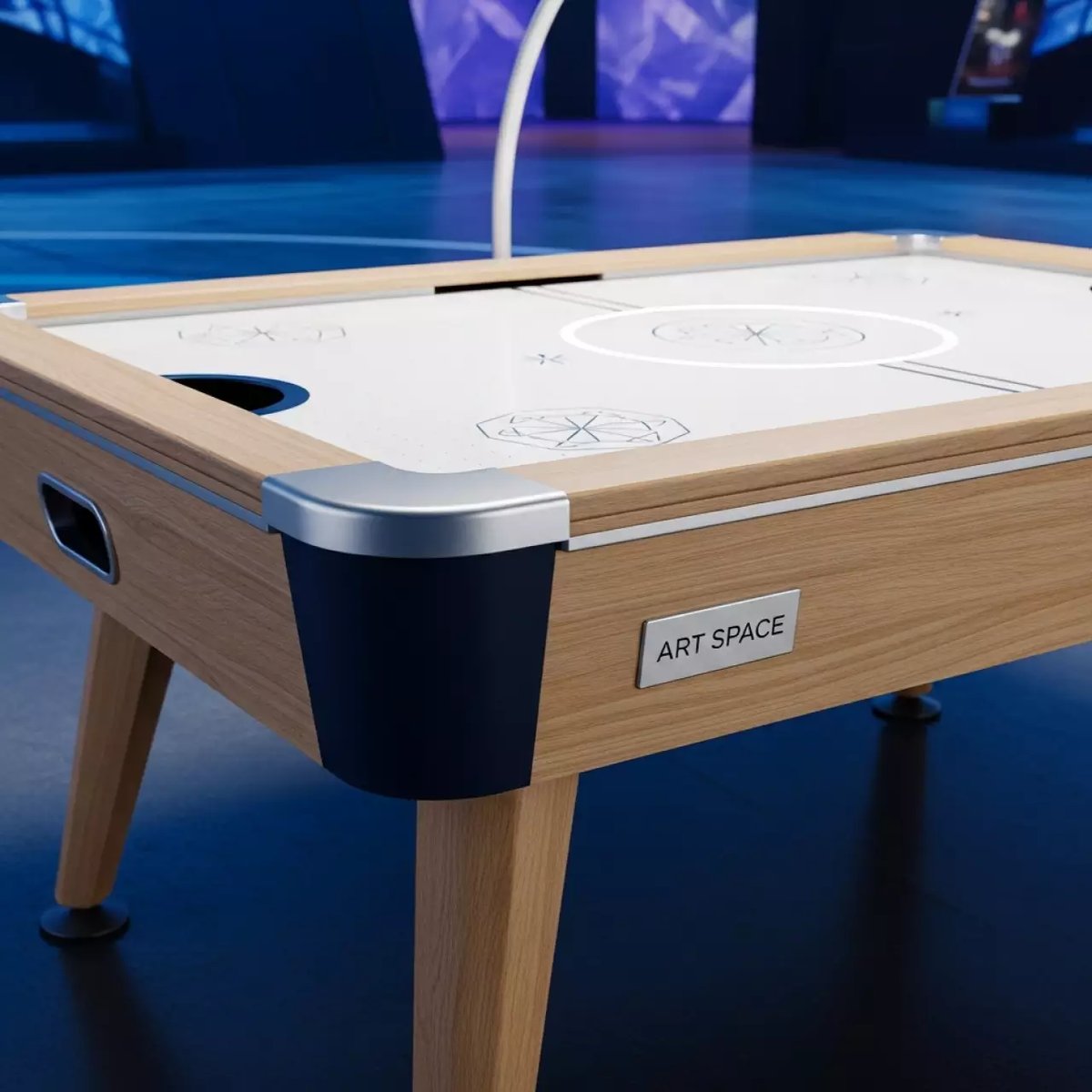 Аренда Аэрохоккей премиум новогодний в ледовом дворце «Большой» — ART SPACE