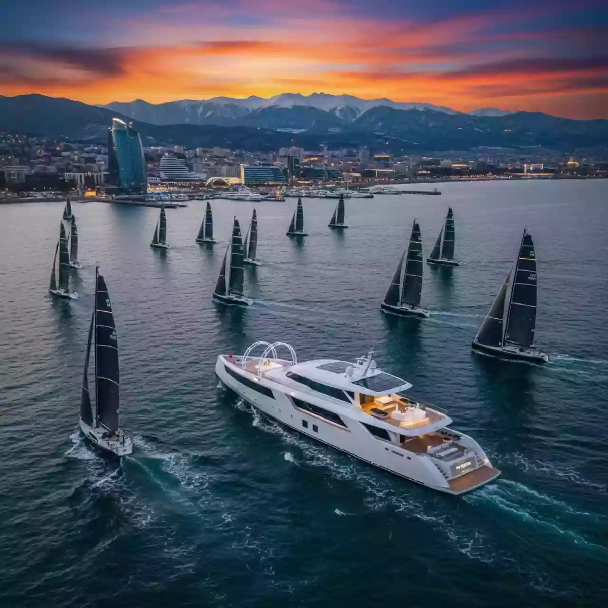 Аренда Аэросъемка недвижимости на парусной регате (Сочи) — ART SPACE