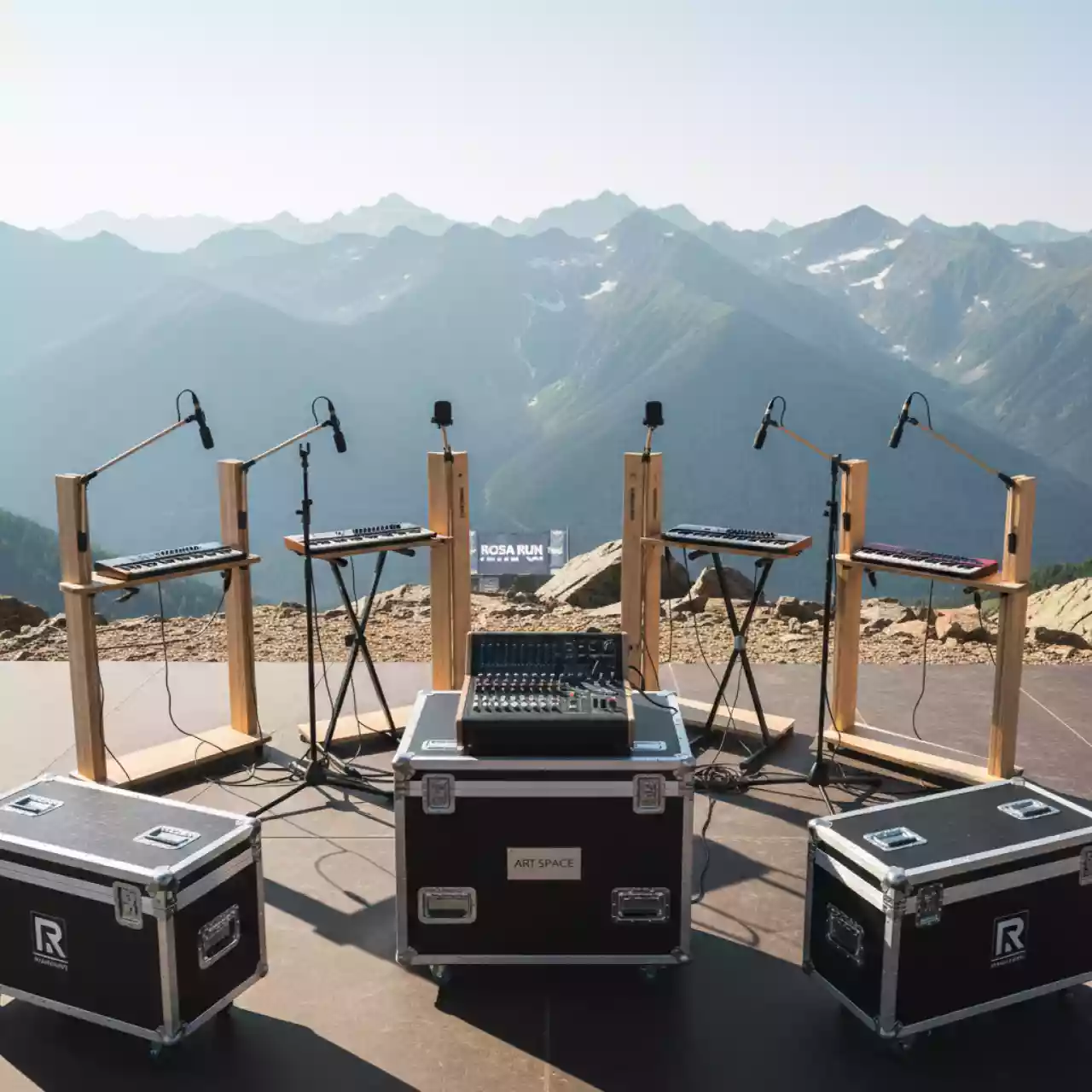 Аренда Аксессуары для бэклайна на площадке Rosa Peak (2320м) — ART SPACE