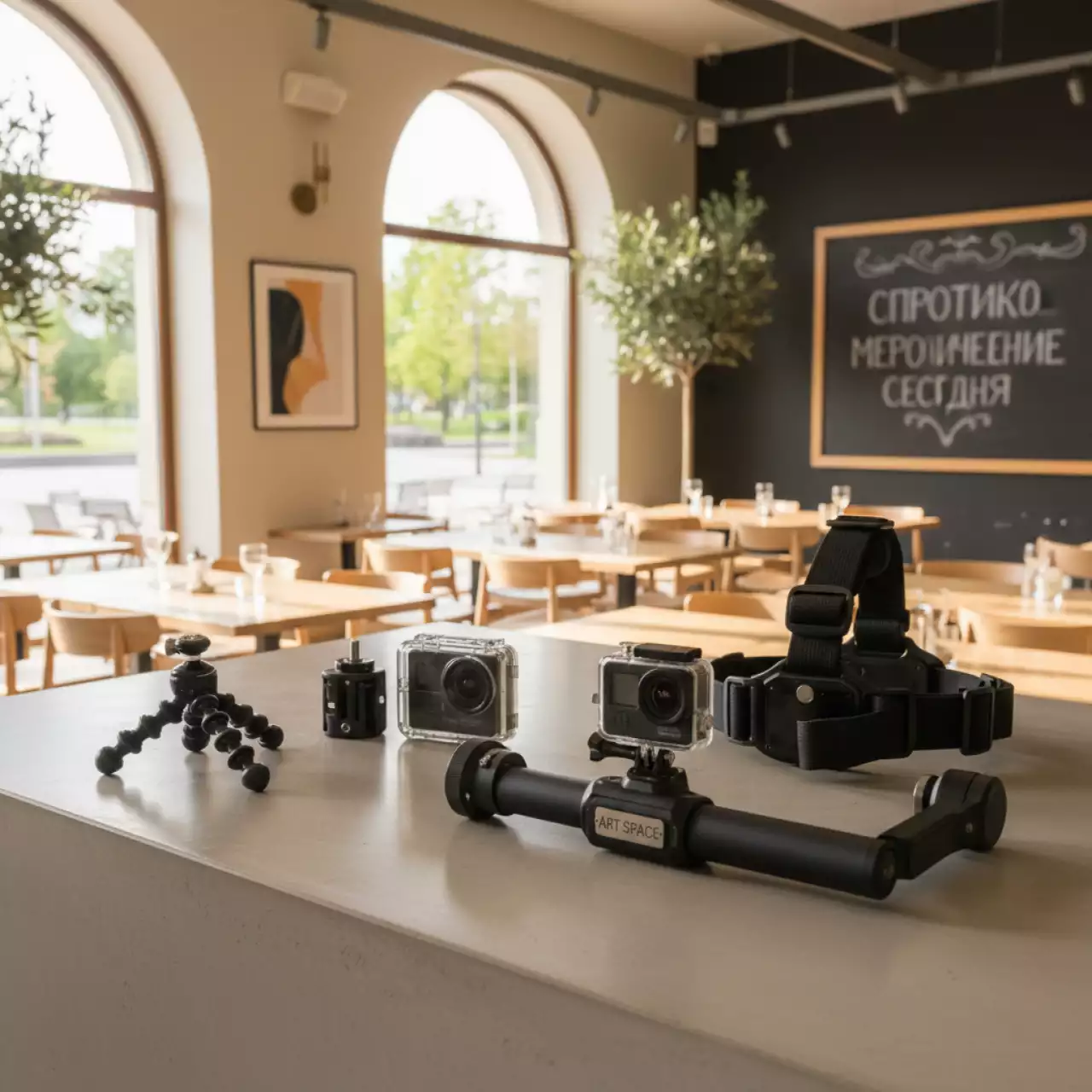 Аренда Аксессуары для экшн камеры в ресторане «Sanremo» — ART SPACE