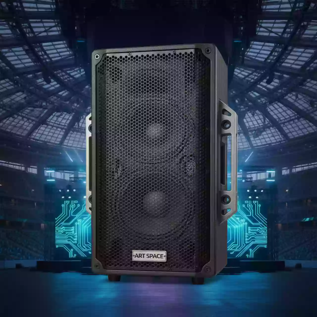 Аренда Акустическая система двухполосная активная JBL VRX 932LAP на арене «Фишт» — ART SPACE