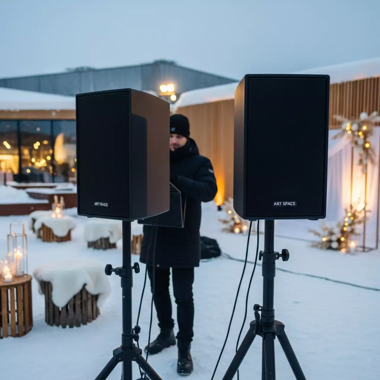 Аренда Акустическая система мониторы сателлиты Renkus Heinz TRC 819 на Медальной площади — ART SPACE