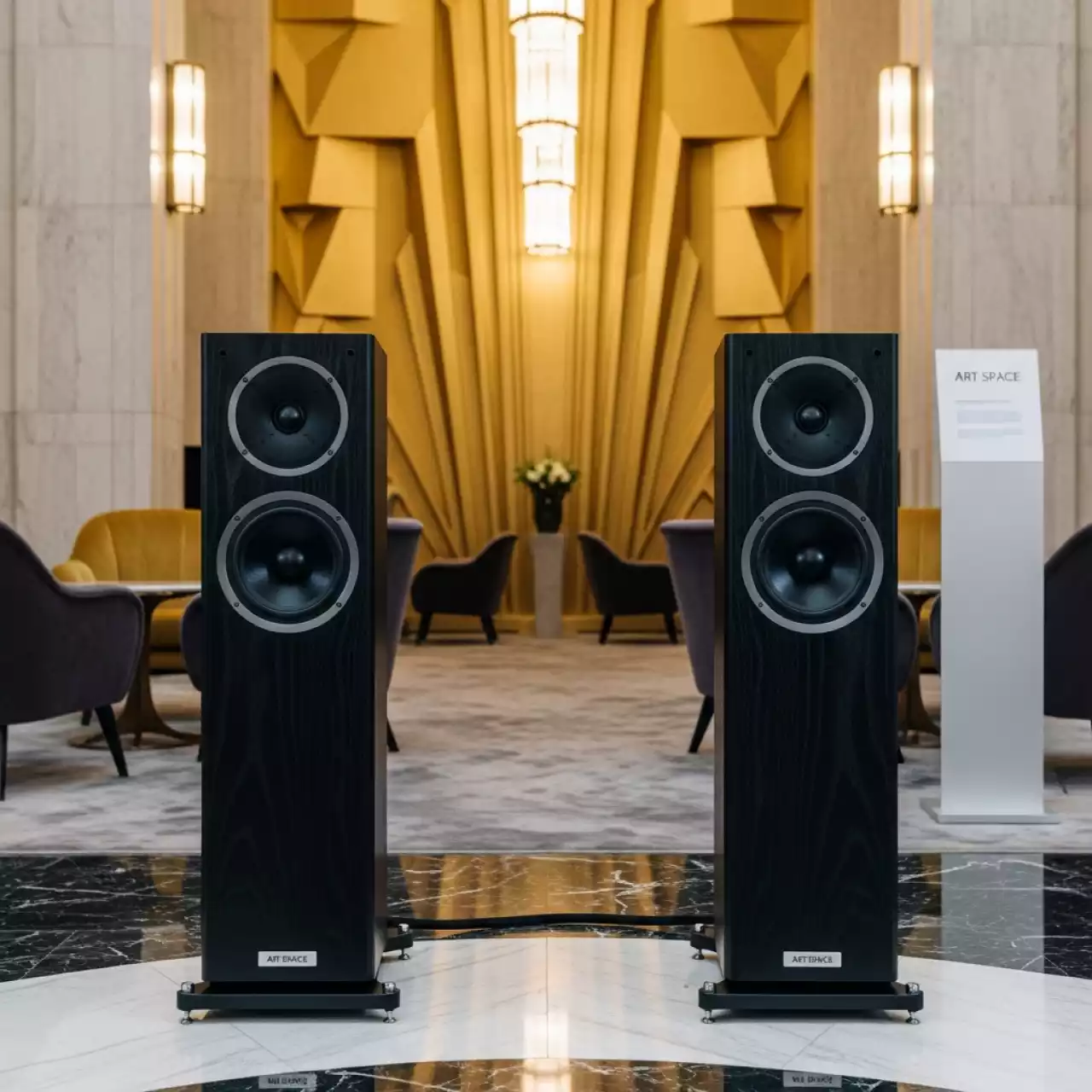 Аренда Акустическая система напольная Tannoy Mercury 7.4 black oak в Imeretinskiy Hotel — ART SPACE