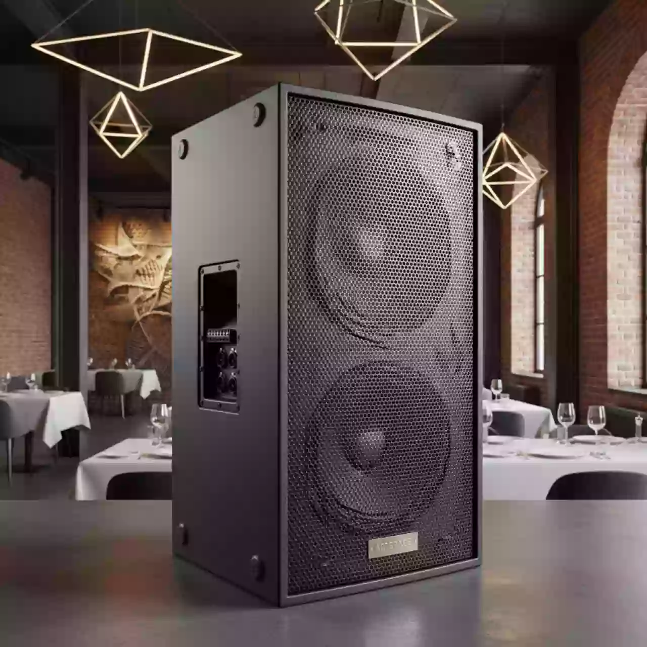 Аренда Акустическая система пассивная Martin Audio F12 в ресторане «Баран-Рапан» — ART SPACE