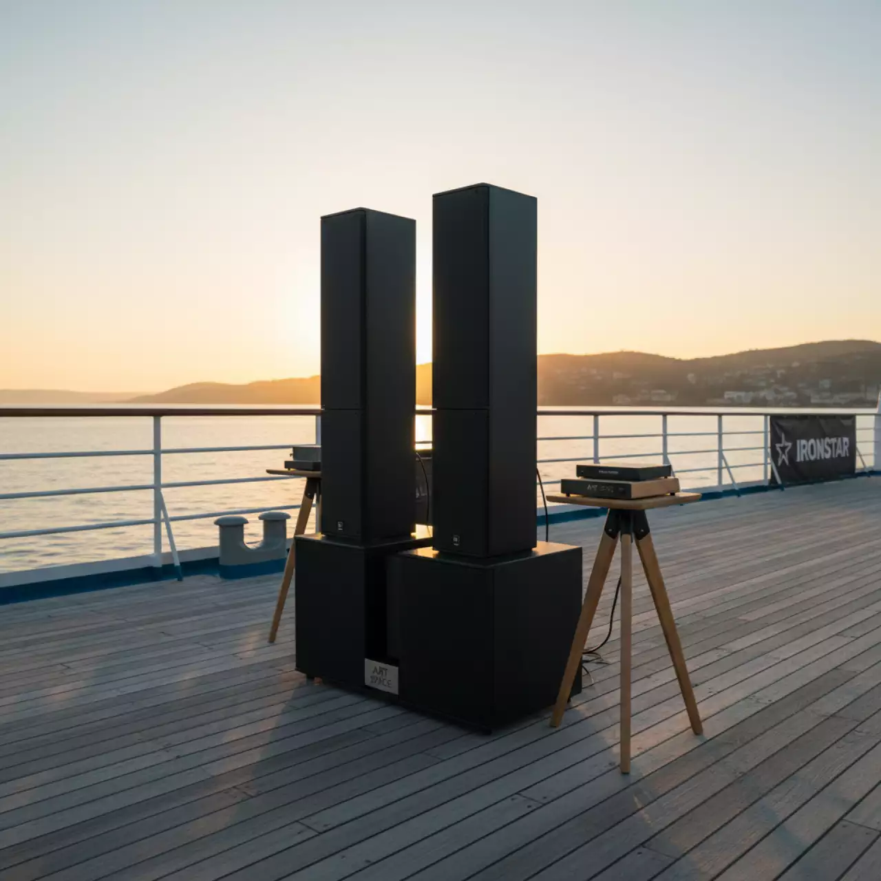 Аренда Акустическая система Turbosound NUQ 10DP на теплоходе «Дагомыс» — ART SPACE