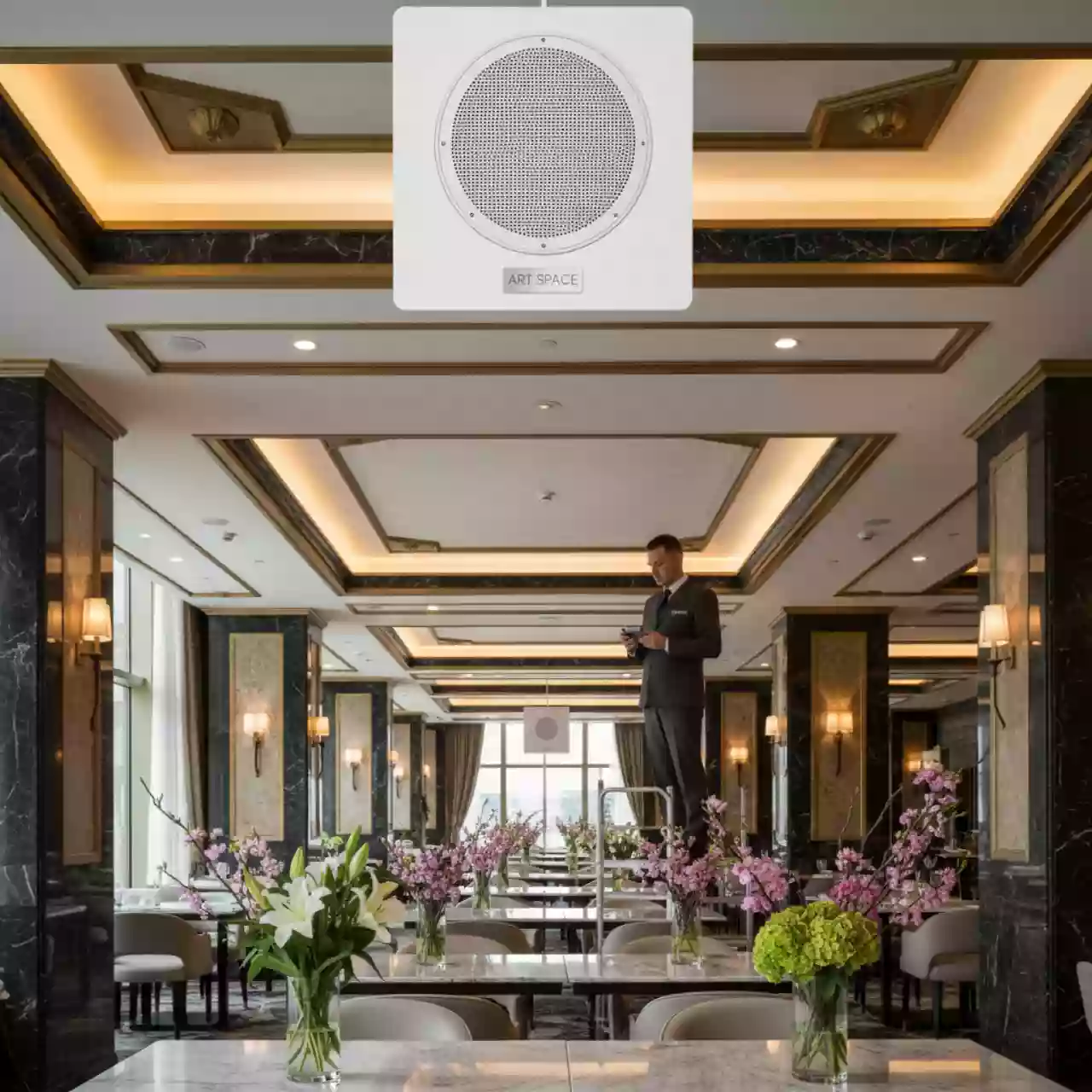 Аренда Акустическая система встраиваемая DALI PHANTOM H 50 белая в ресторане «Brunello» — ART SPACE