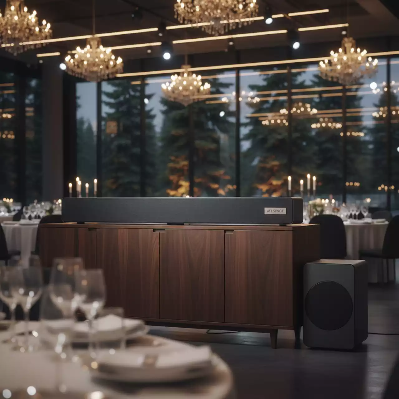 Аренда Акустика LG SP 5200 в Green Flow Hotel — ART SPACE