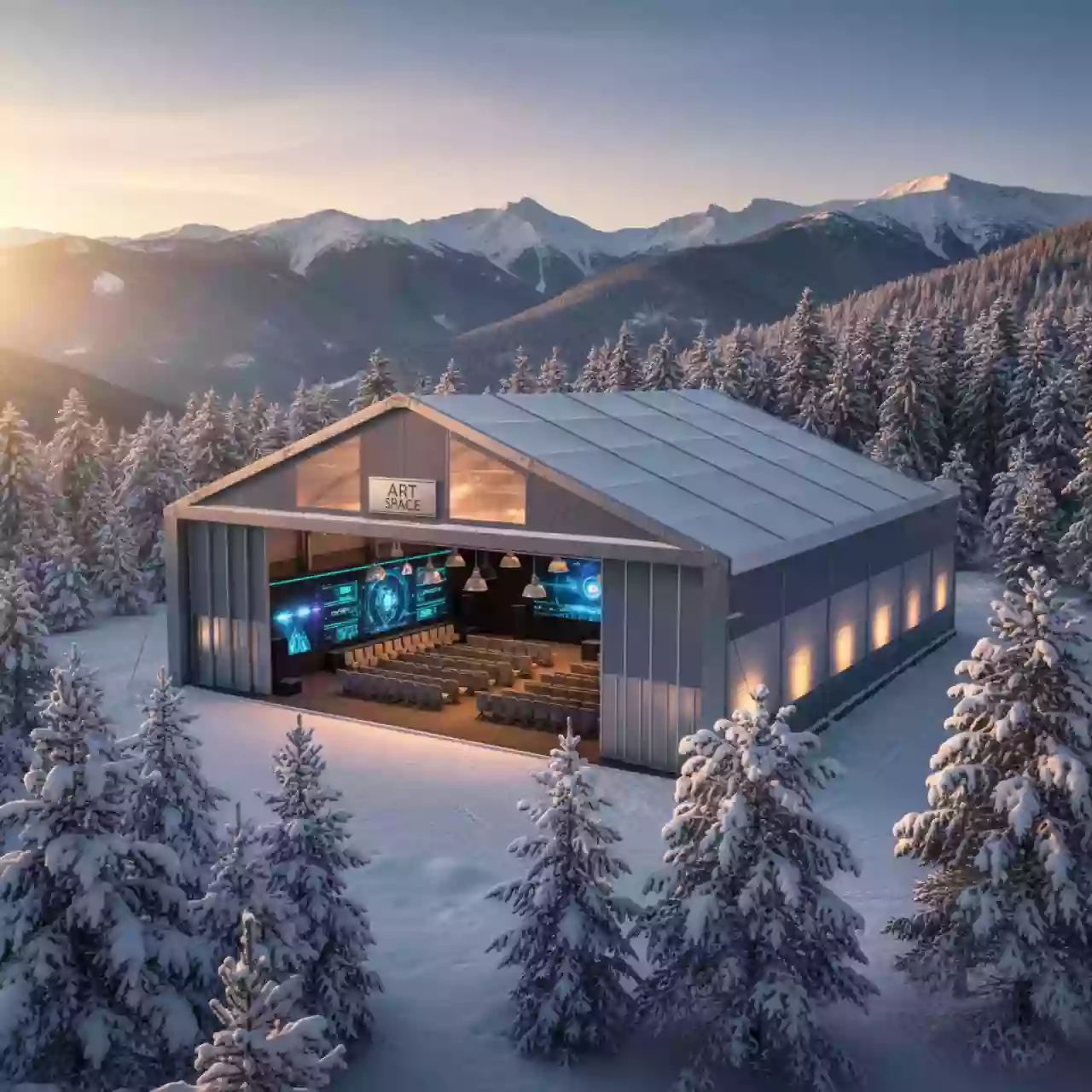 Аренда Ангар 11х21 м в Sochi Marriott Krasnaya Polyana — ART SPACE