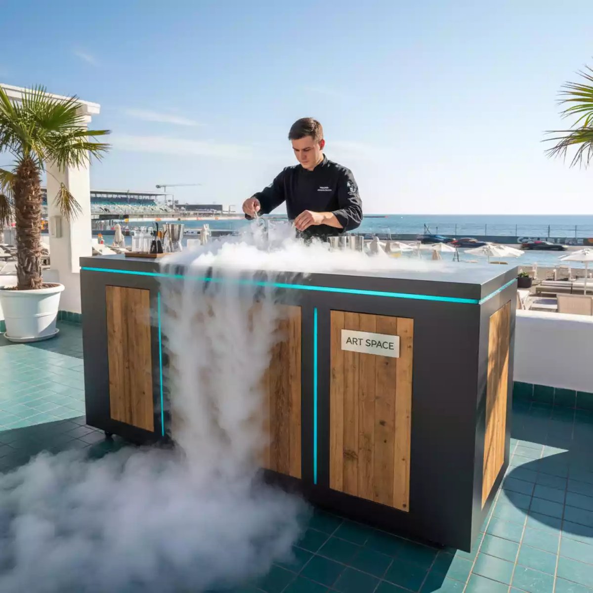 Аренда Анимационная станция криомороженое на пляжных клубах Хосты — ART SPACE