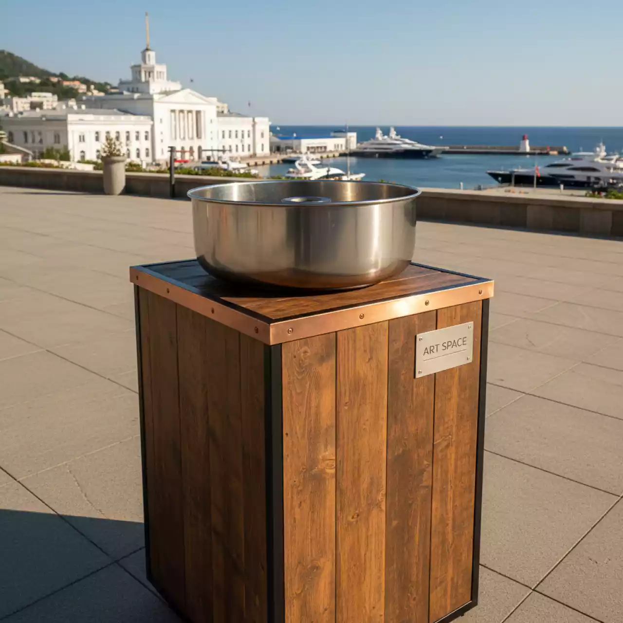 Аренда Аппарат для сахарной ваты Hualian HEC 03 на территории Морпорта Сочи — ART SPACE