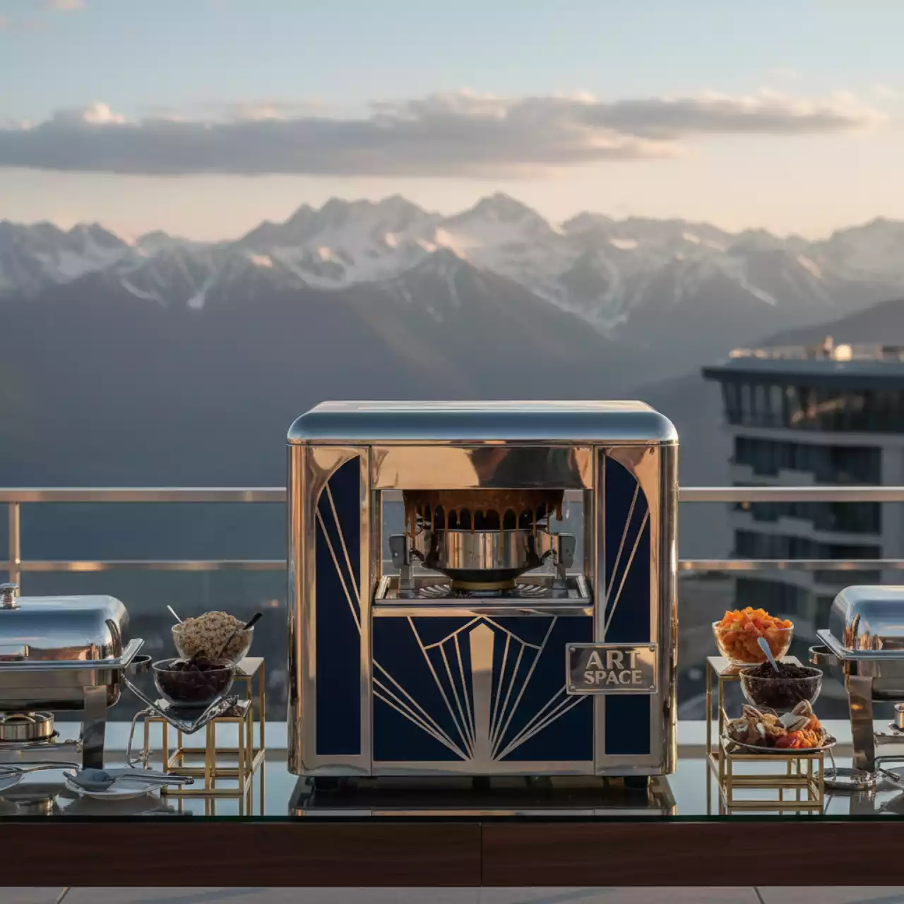 Аренда Аппарат для яблок в карамели на площадке Rosa Peak (2320м) — ART SPACE