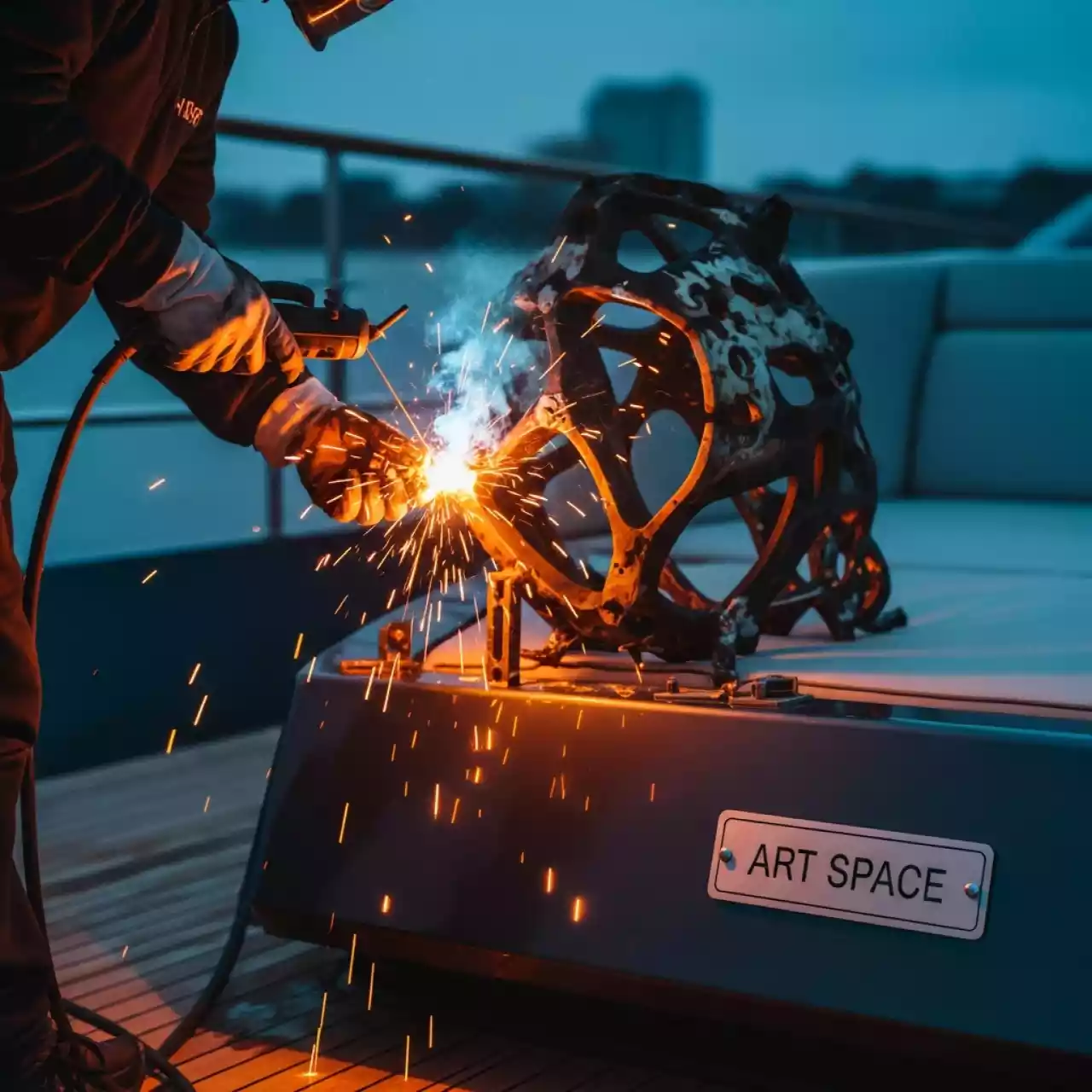 Аренда Аппарат сварочный инверторный MTX MMA 180BS на VIP теплоходе (Морпорт Сочи) — ART SPACE