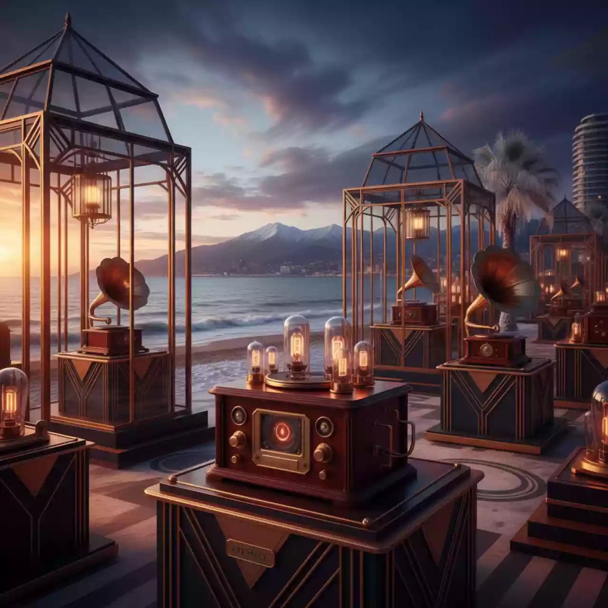 Аренда Аппаратура ретро на пляже «Ривьера» — ART SPACE