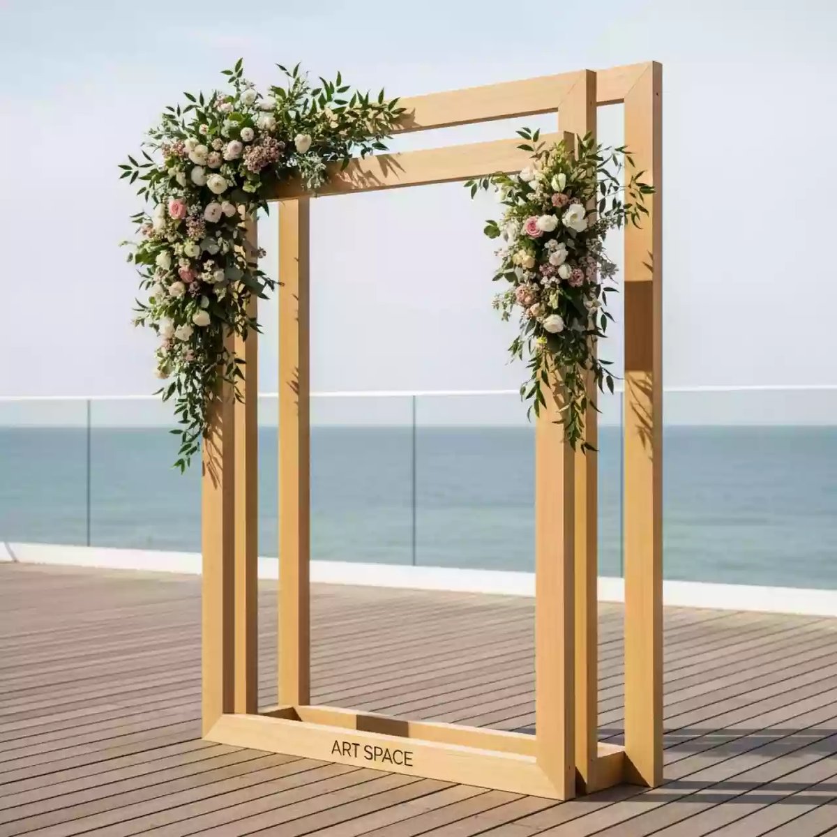Аренда Арка деревянная двойная в пляжном клубе Del Mar — ART SPACE