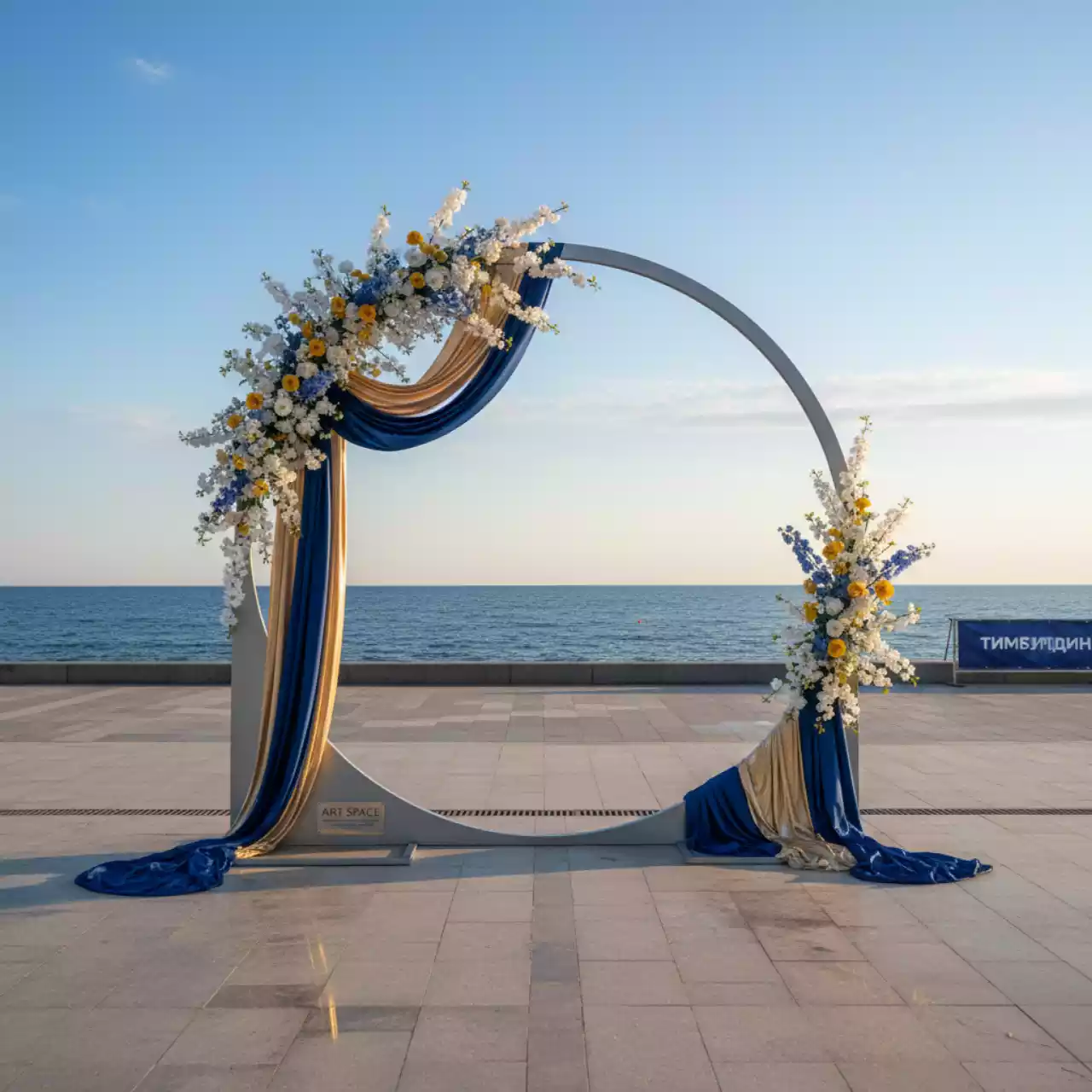 Аренда Арка круглая для фотозоны на Имеретинской набережной — ART SPACE