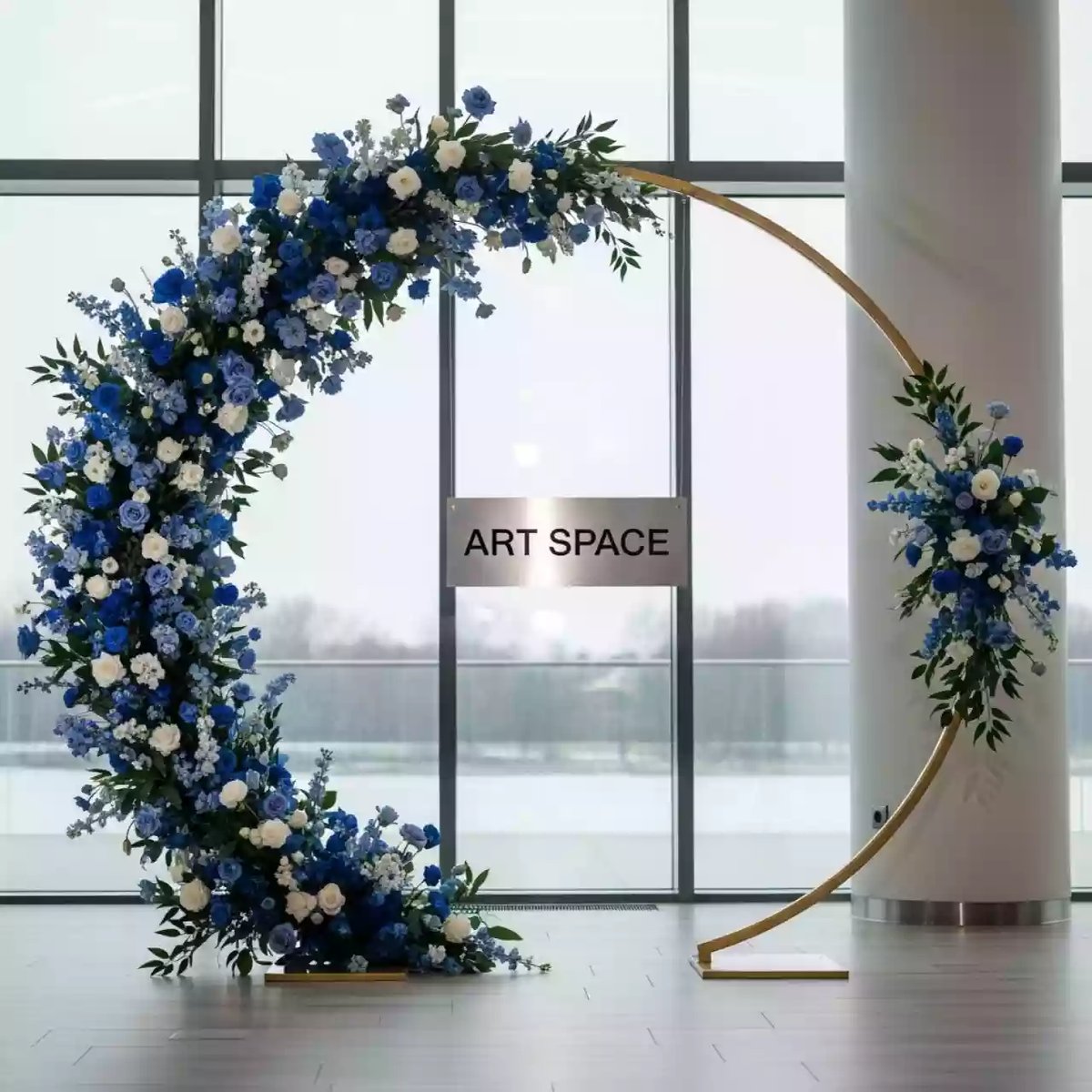 Аренда Арка круглая из цветов в конгресс-холле отеля Жемчужина — ART SPACE