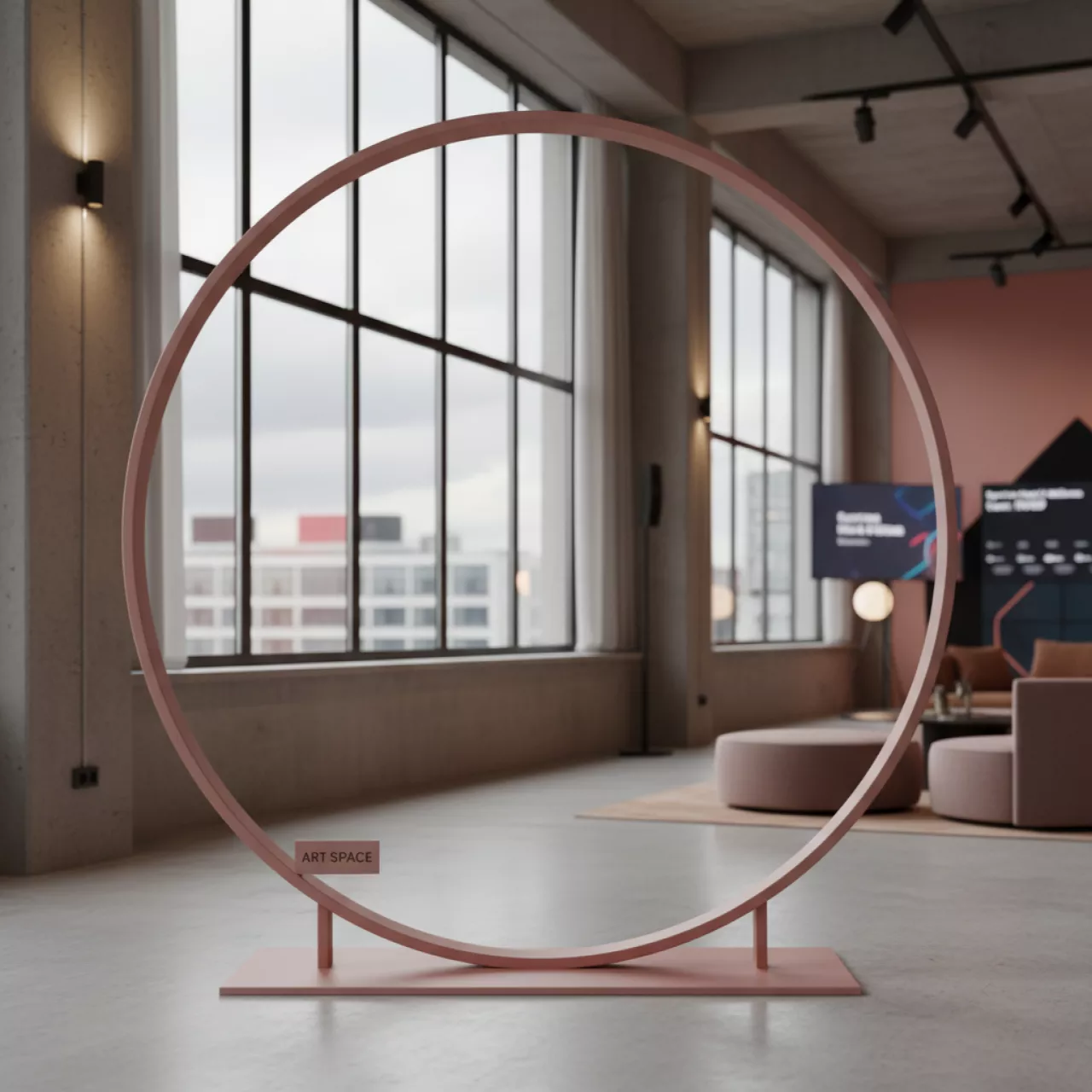 Аренда Арка круглая розовая в Sport Inn Hotel & Wellness — ART SPACE