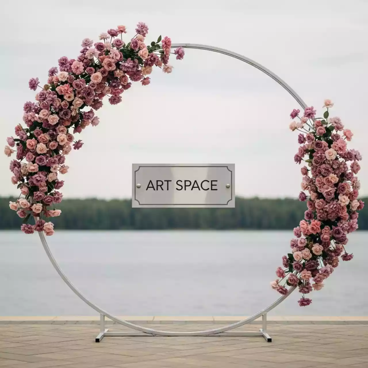 Аренда Арка круглая с цветами в санатории «Черноморье» — ART SPACE