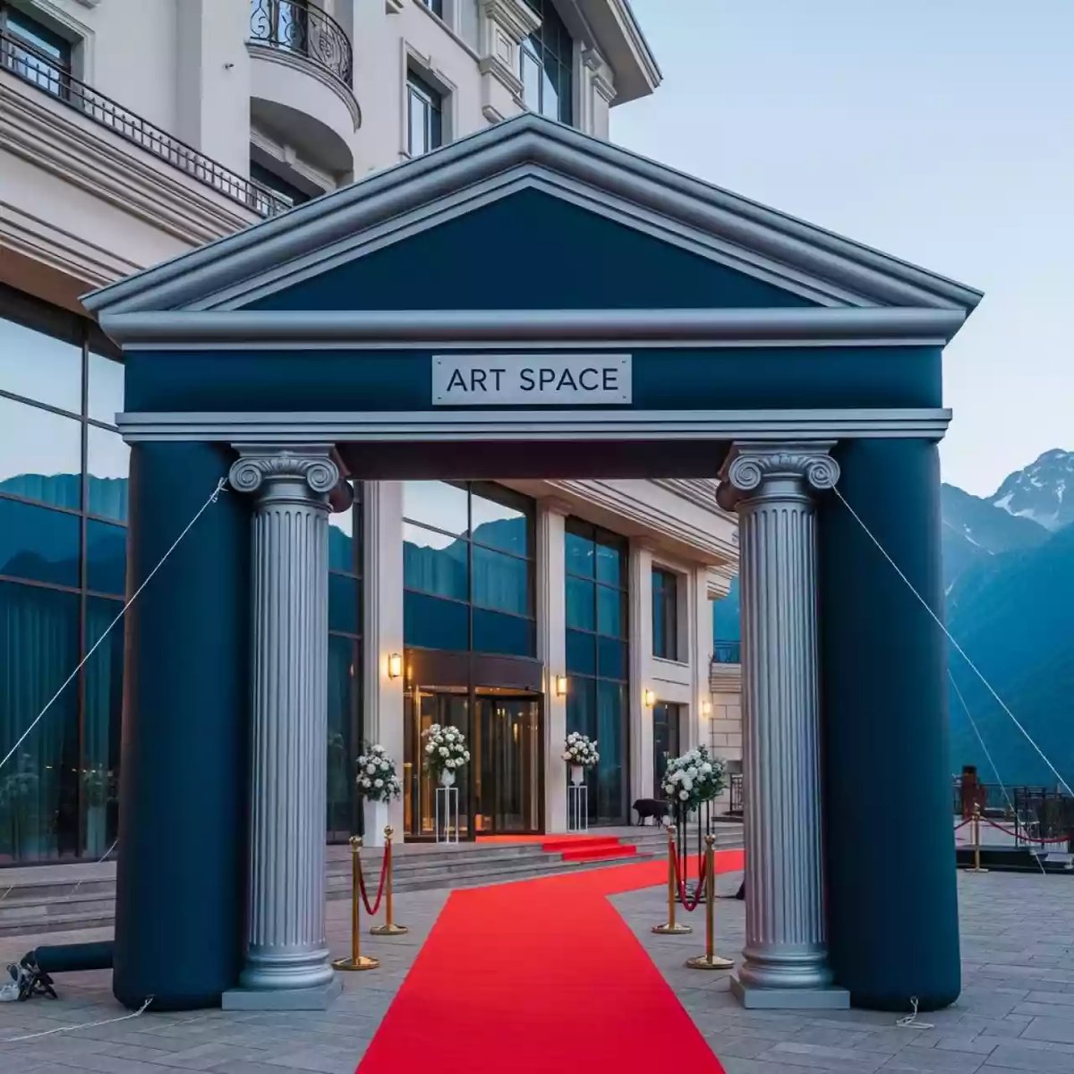 Аренда Арка надувная в Radisson Hotel Rosa Khutor — ART SPACE