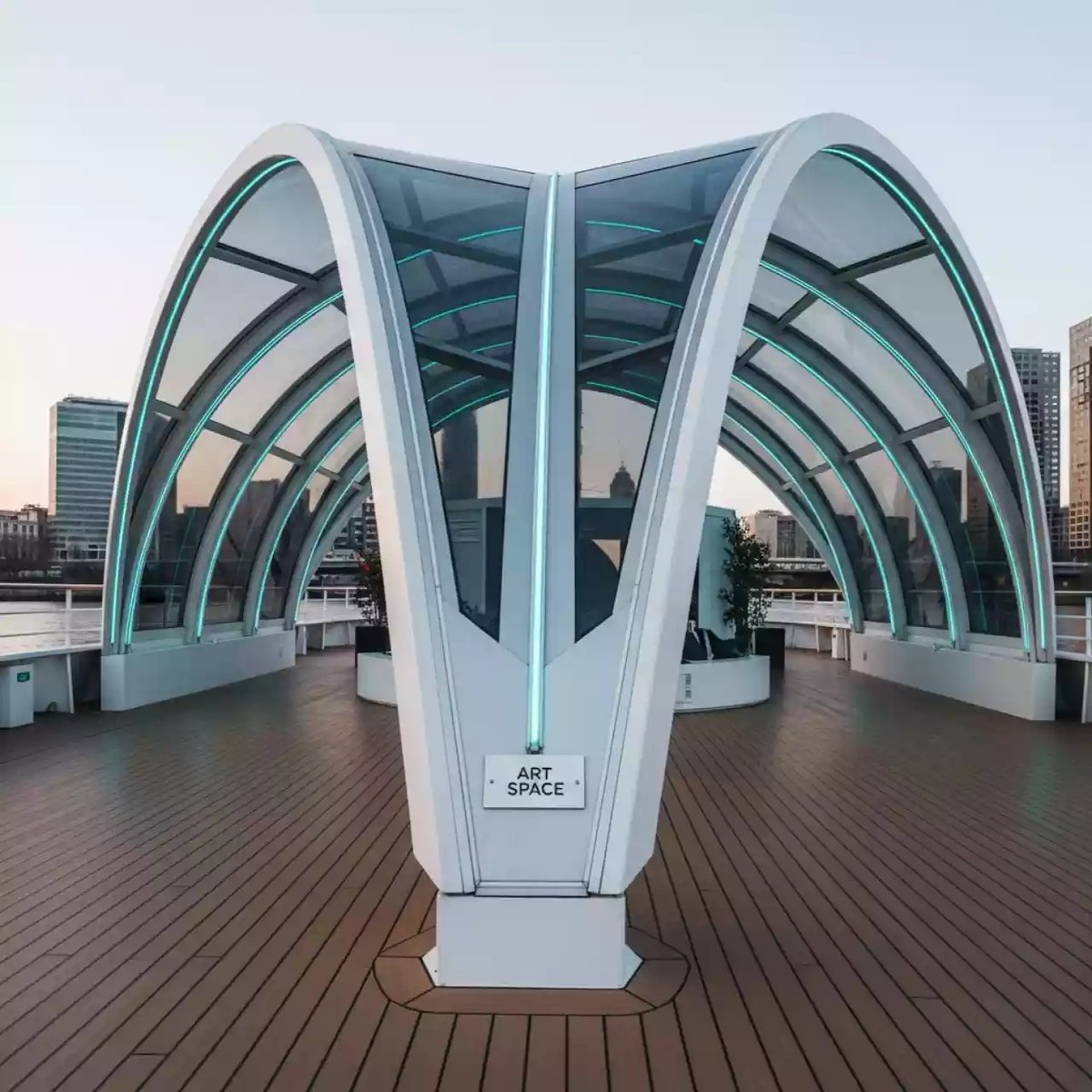 Аренда Арка шатер № 6 на теплоходе «Дагомыс» — ART SPACE