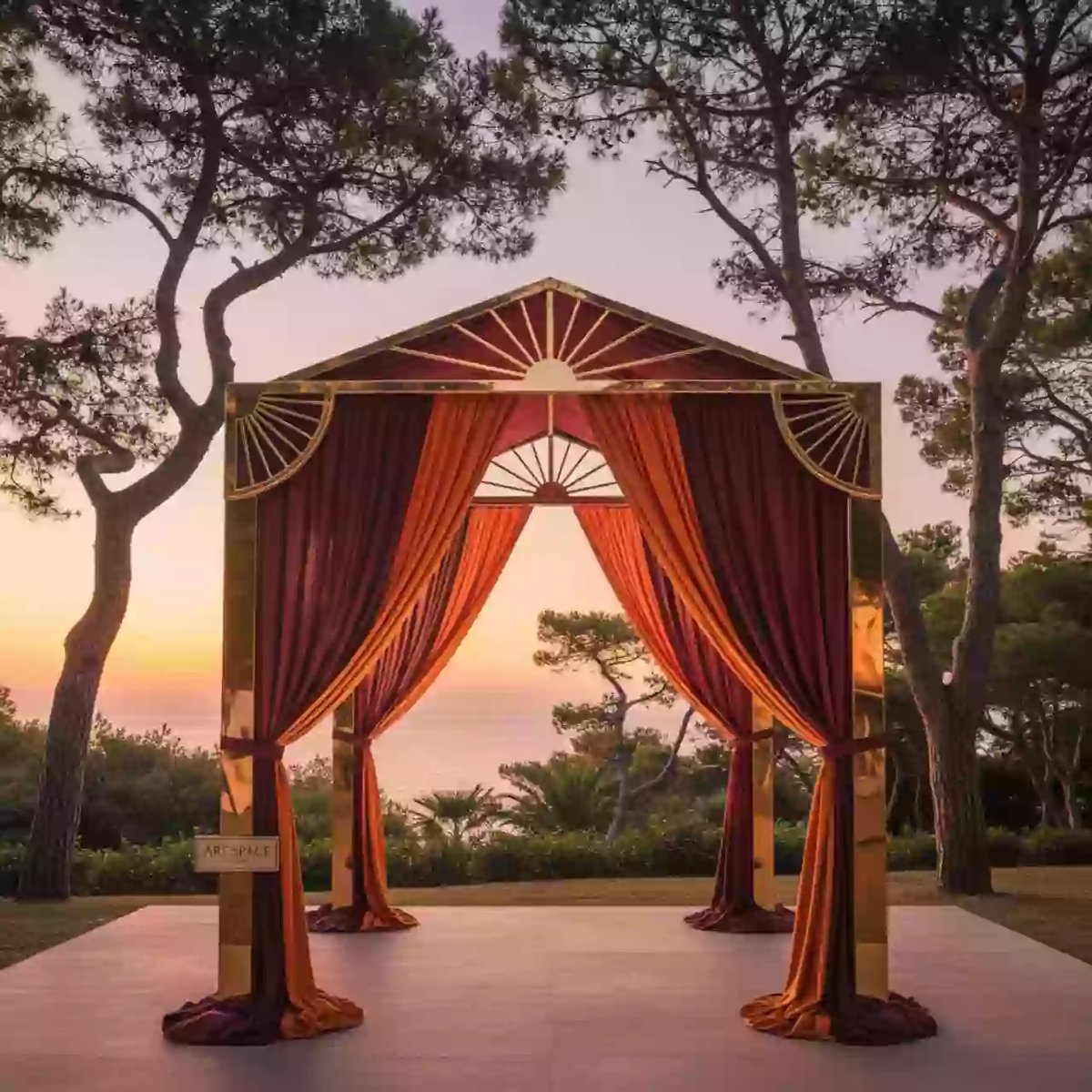 Аренда Арка шатер свадебная в санатории «Заполярье» — ART SPACE