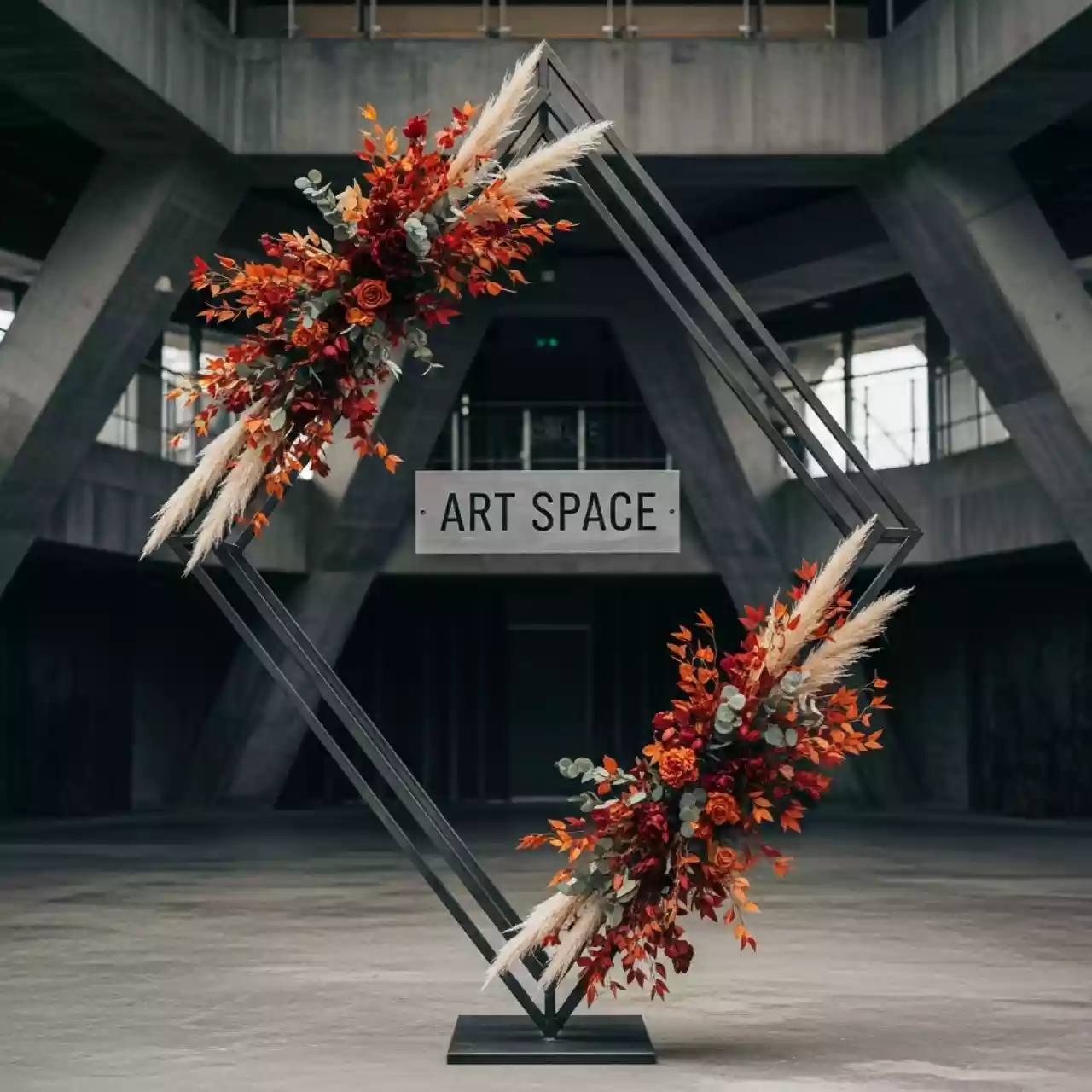 Аренда Арка свадебная ромб в Ледовом дворце «Айсберг» — ART SPACE