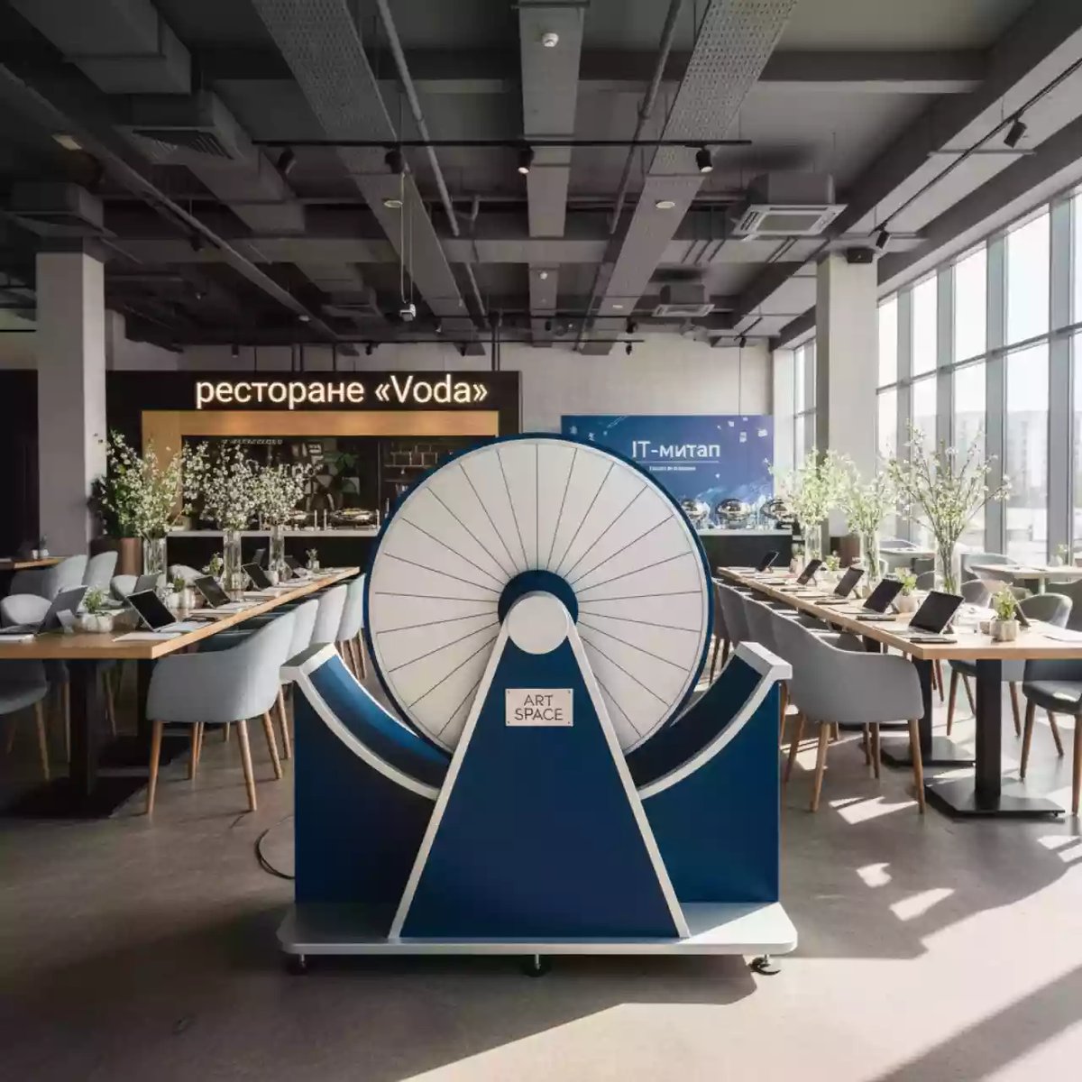 Аренда Аттракцион Белка в ресторане «Voda» — ART SPACE