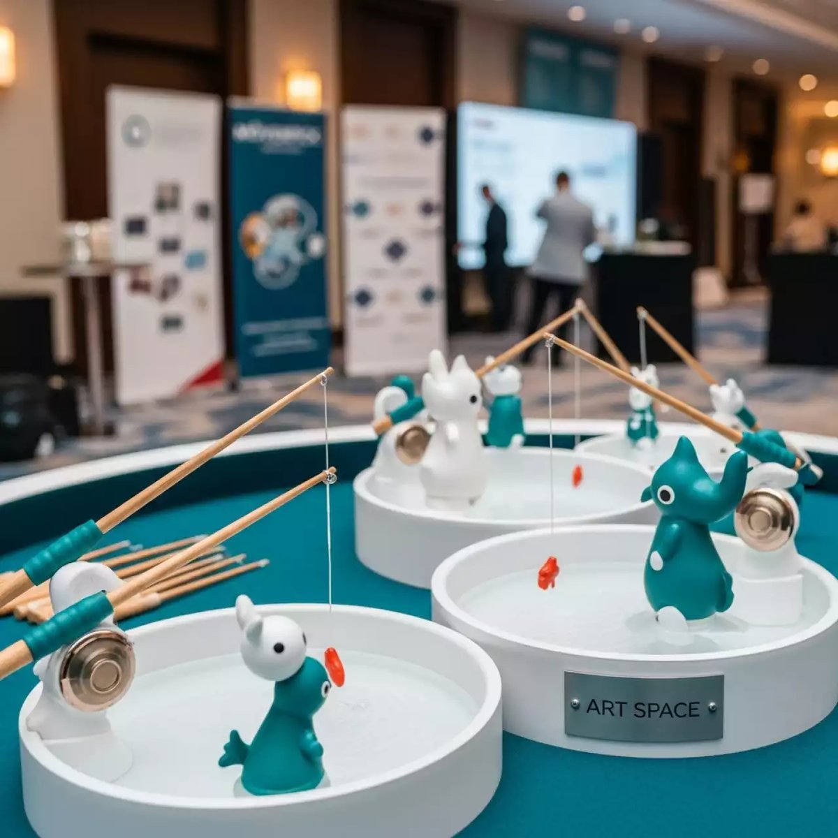 Аренда Аттракцион детский "Рыбалка" в Mövenpick Hotel — ART SPACE