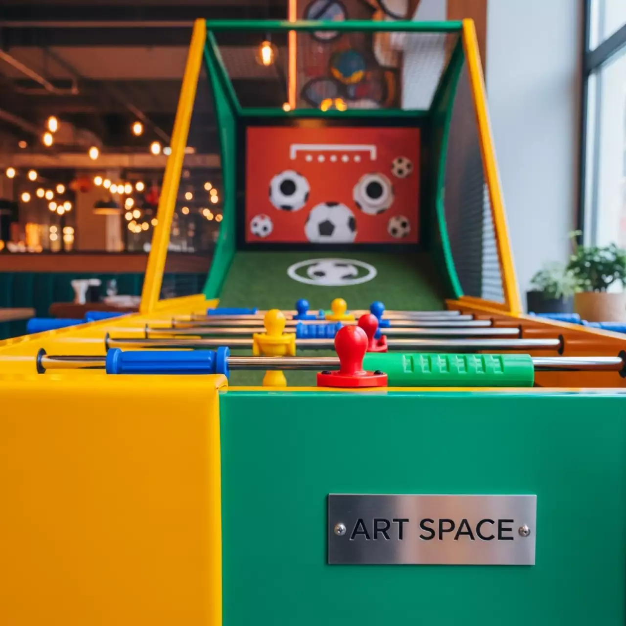 Аренда Аттракцион футбольный в ресторане «Баран-Рапан» — ART SPACE