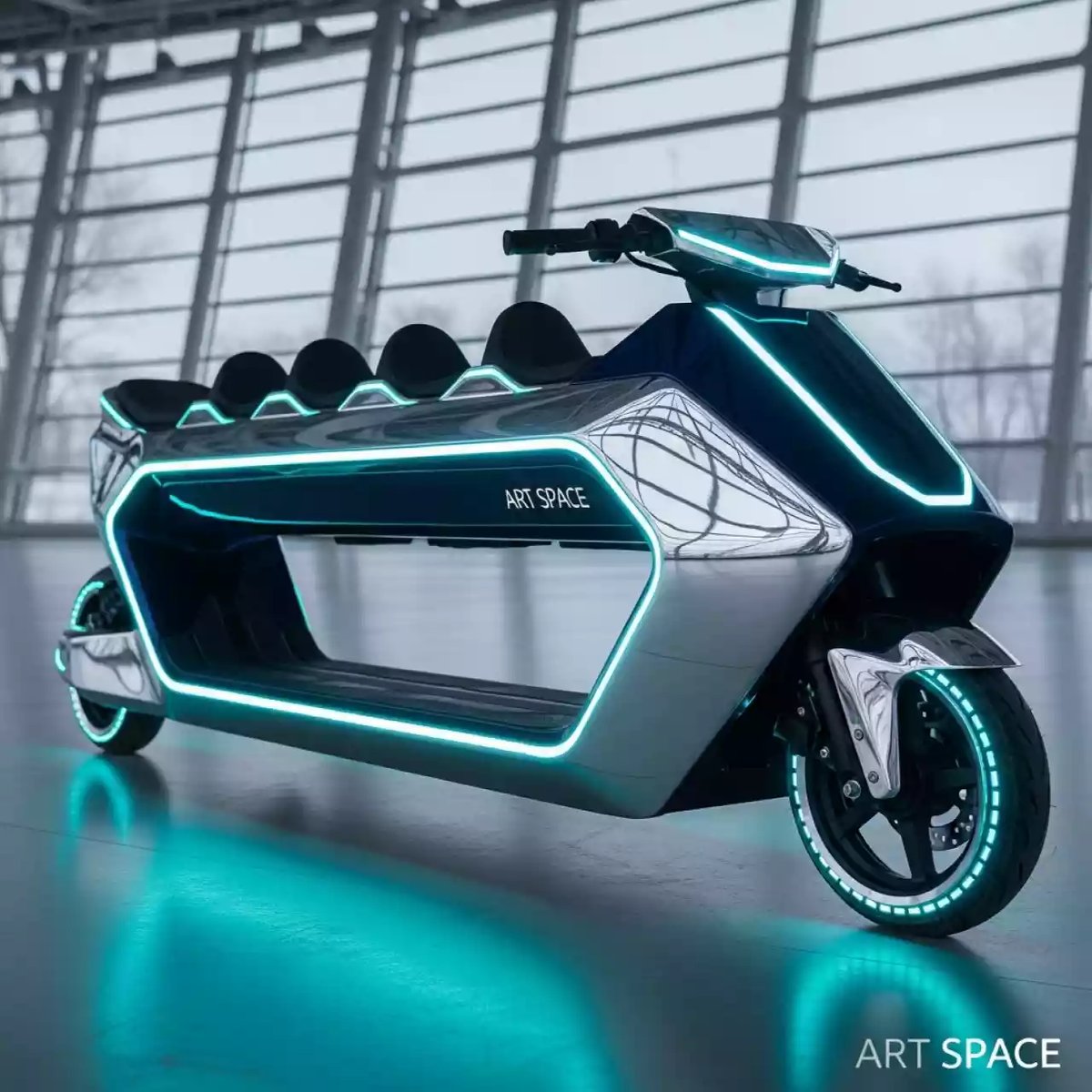 Аренда Аттракцион Командный самокат в Сириус Арене — ART SPACE