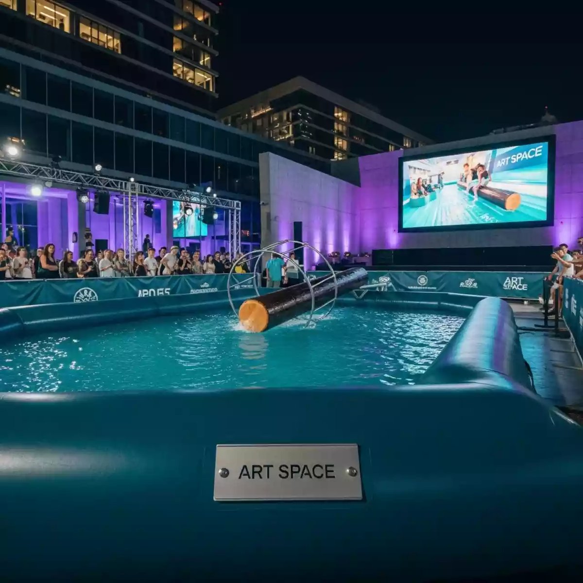 Аренда Аттракцион Скользкое бревно в Alpha Sirius — ART SPACE