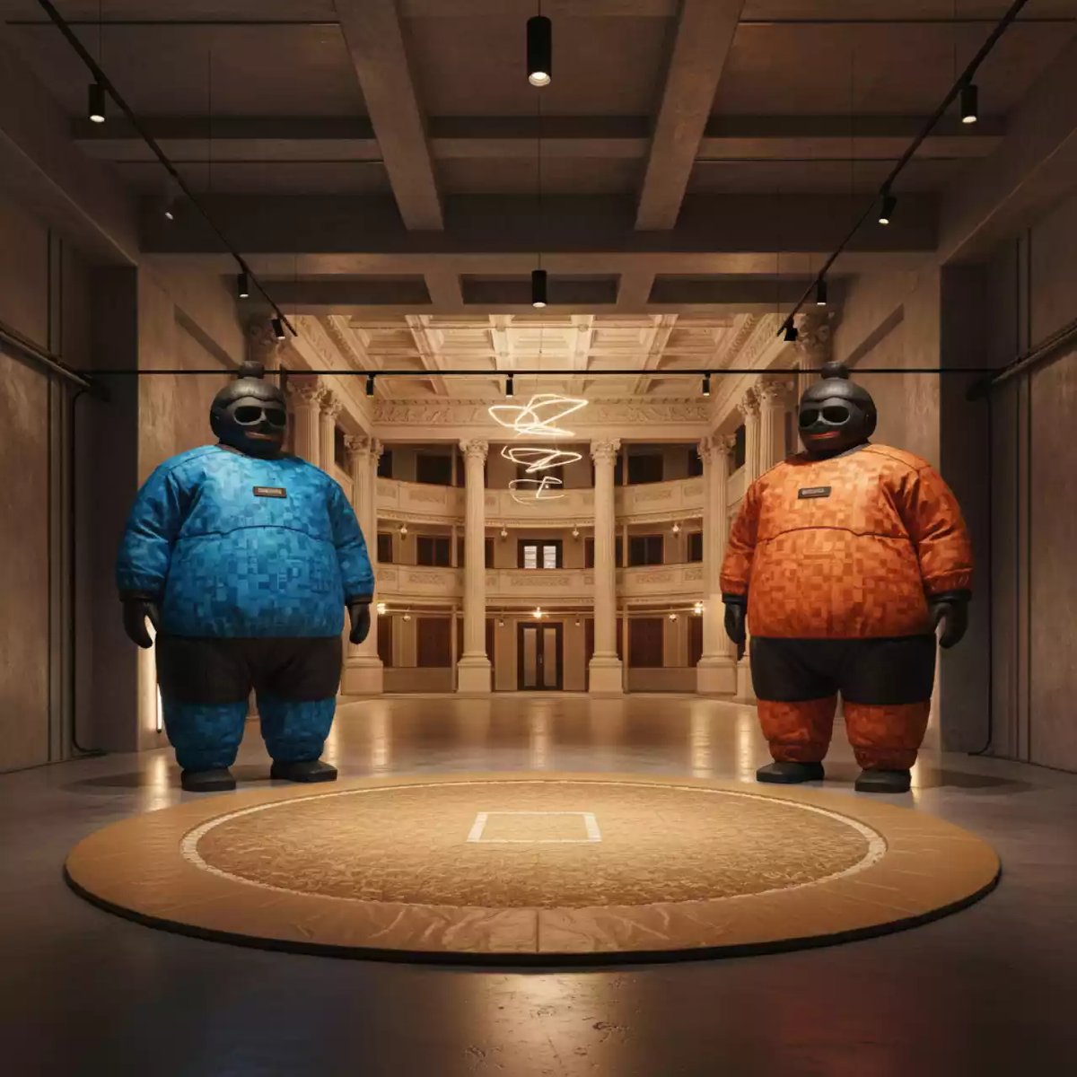 Аренда Аттракцион Сумо в Зимнем театре — ART SPACE