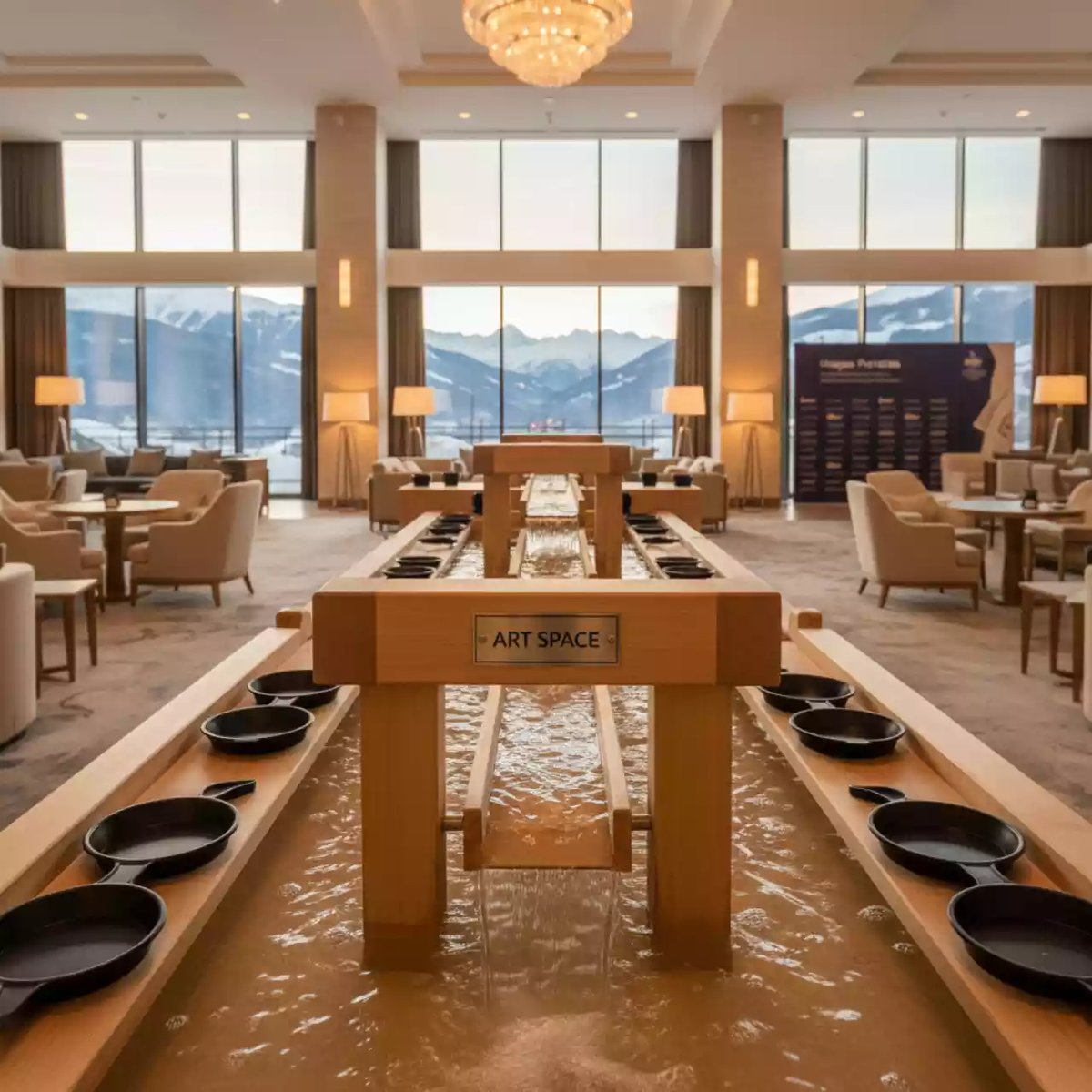 Аренда Аттракцион Золотоискатели в Rixos Krasnaya Polyana — ART SPACE