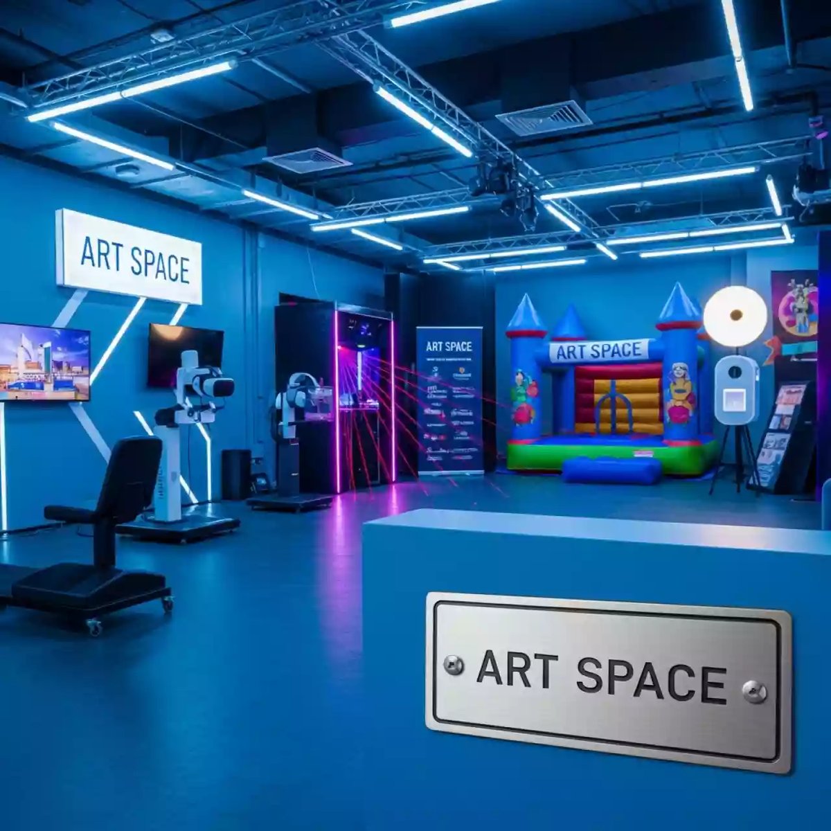 Аренда Аттракционов на День рождения в конгресс-холле отеля Жемчужина — ART SPACE