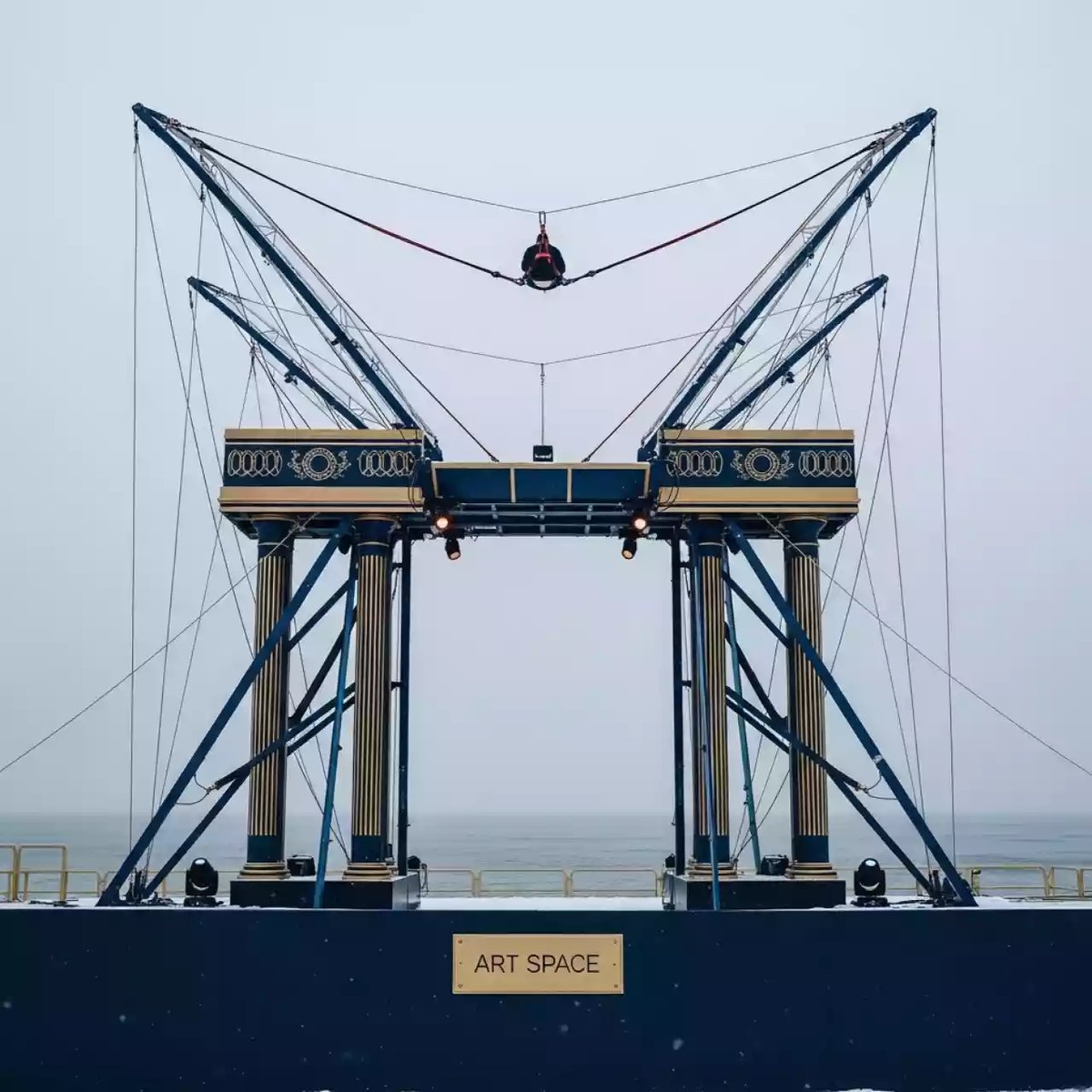 Аренда Аттракционы банджи на пляже «Маяк» — ART SPACE