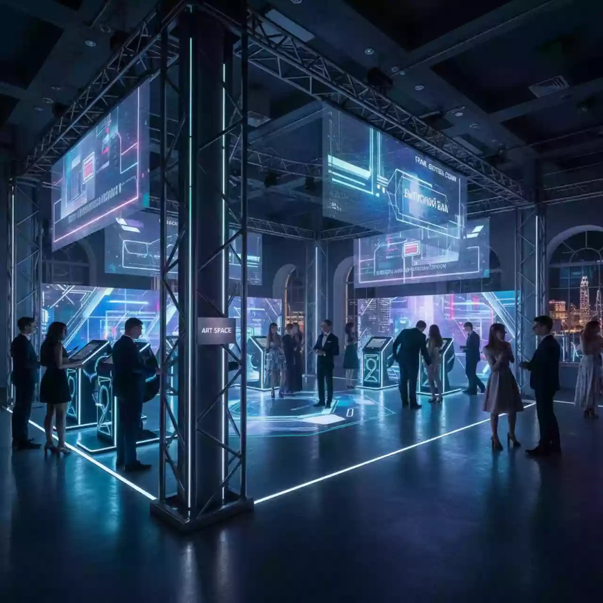 Аренда Аттракционы и интерактив на день программиста в Гранд Отель Сочи — ART SPACE