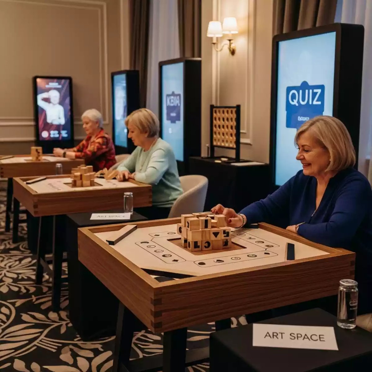 Аренда Аттракционы на День пожилого человека в отеле «Звездный» — ART SPACE