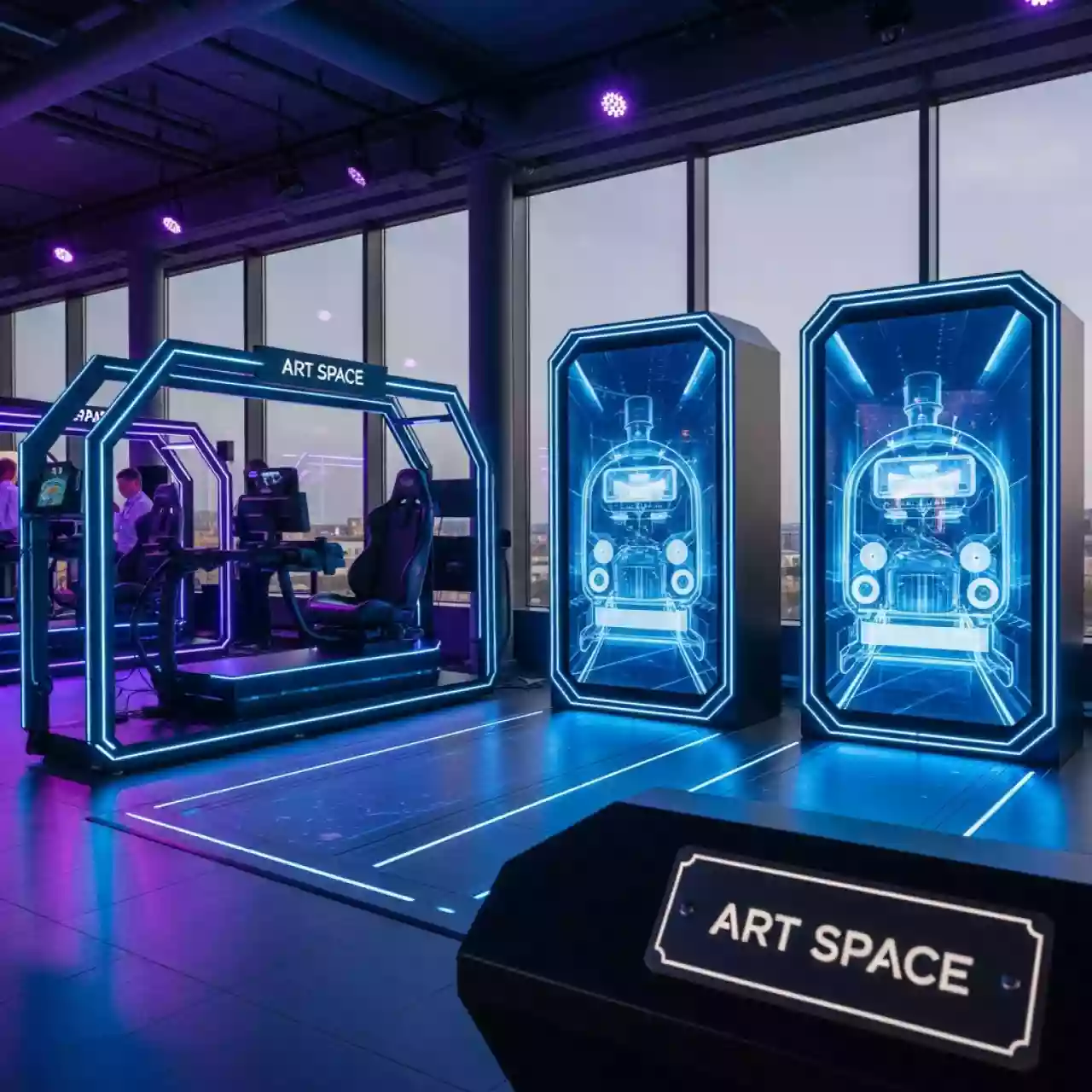 Аренда Аттракционы на День железнодорожника в ресторане «La Terrazza» — ART SPACE